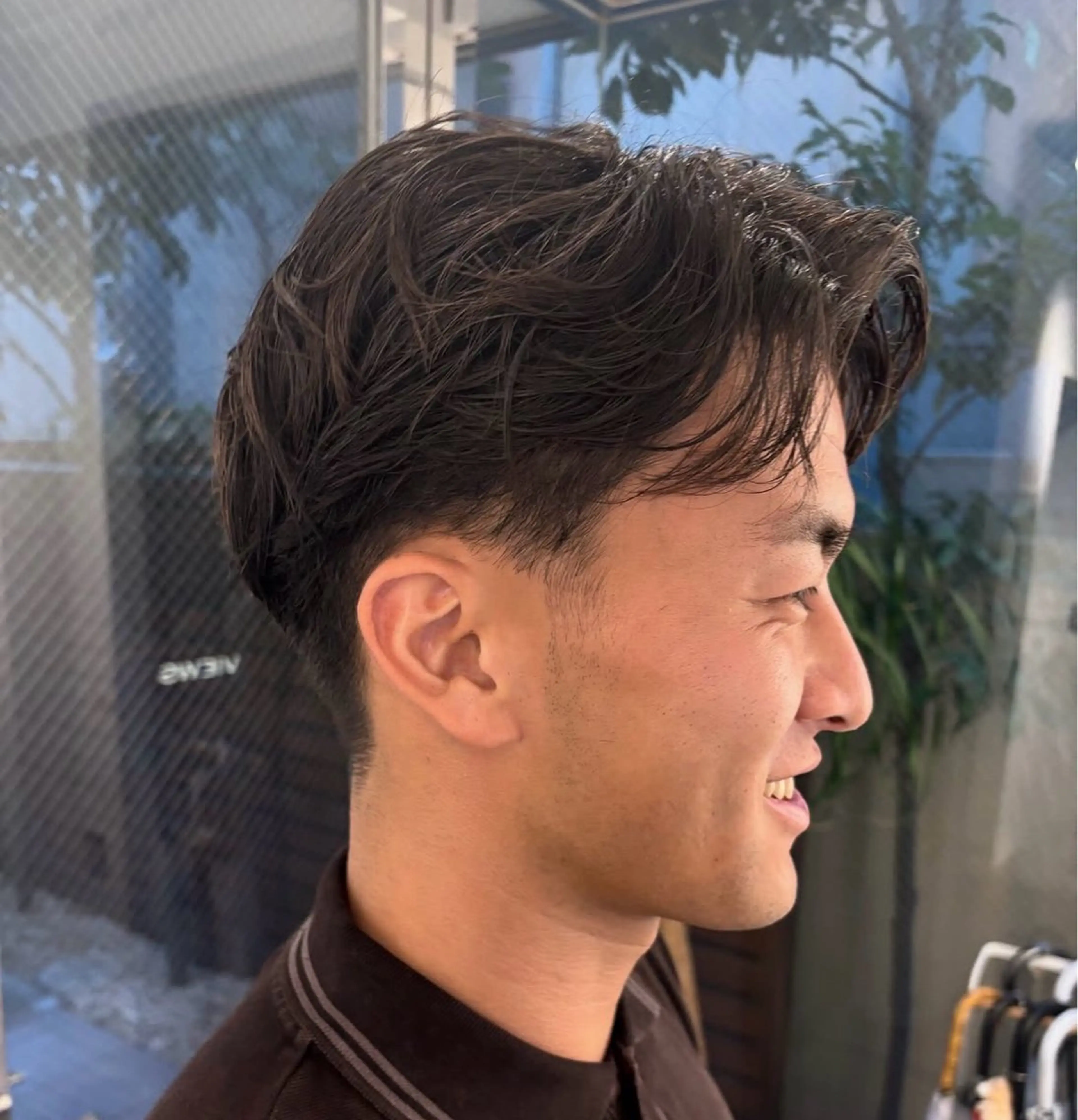 メンズ カット フジイ トワのヘアスタイル