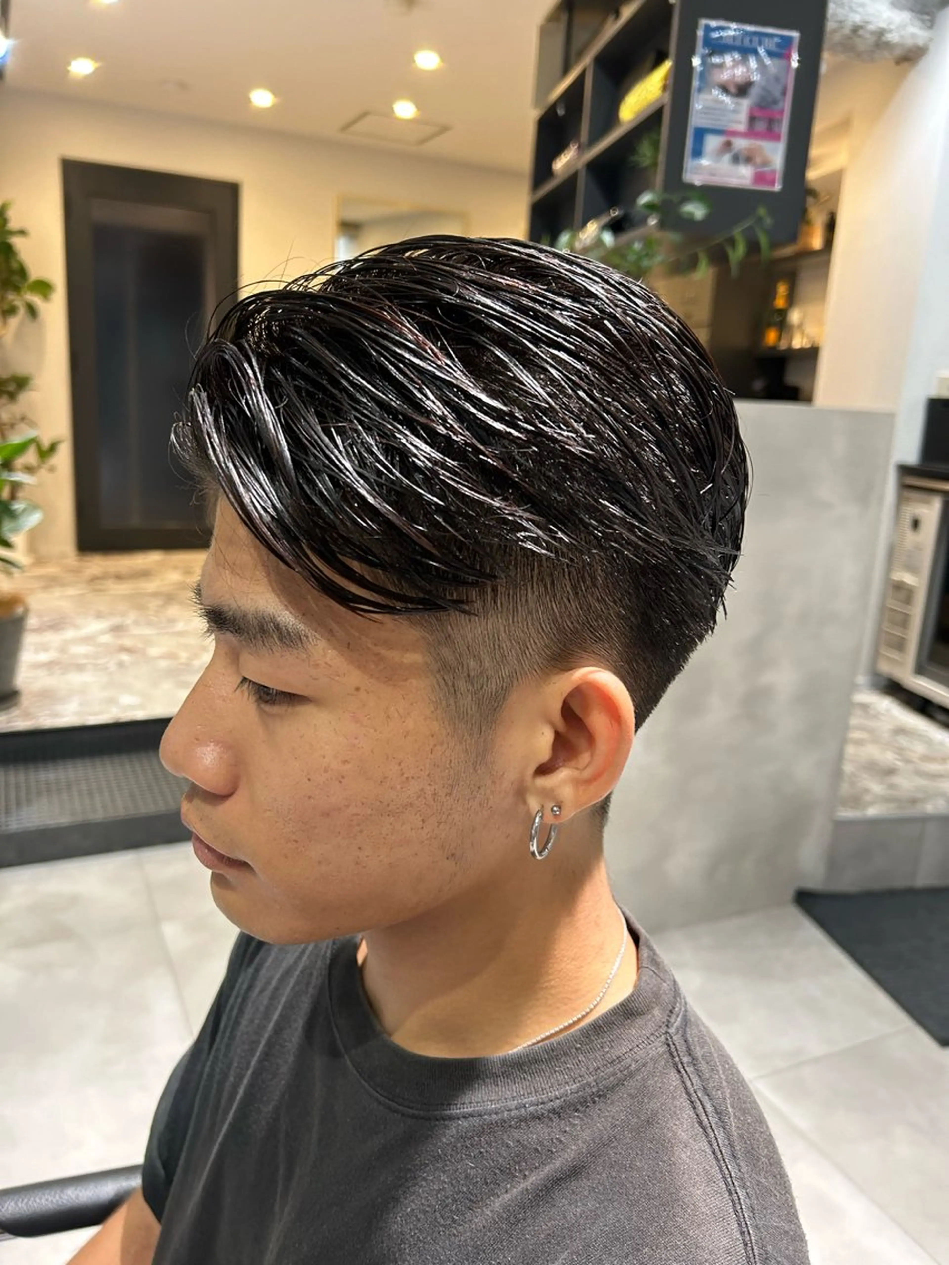 ミディアム カット トリートメント メンズ特化🔥再現度 高カット/パーマ/元のヘアスタイル