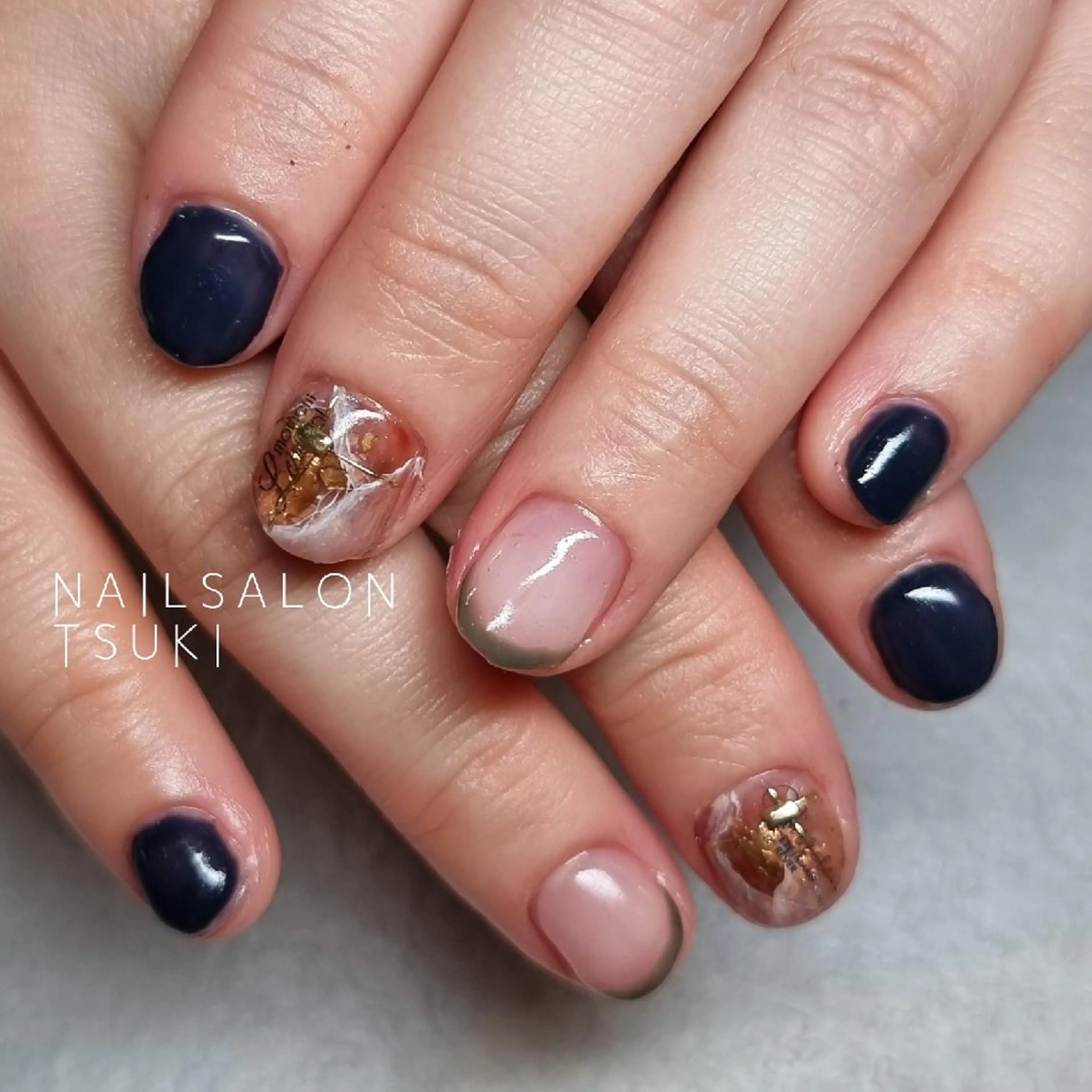 ネイル ニュアンスネイル ハンドネイル Nailsalon Tsuki.のネイルデザイン