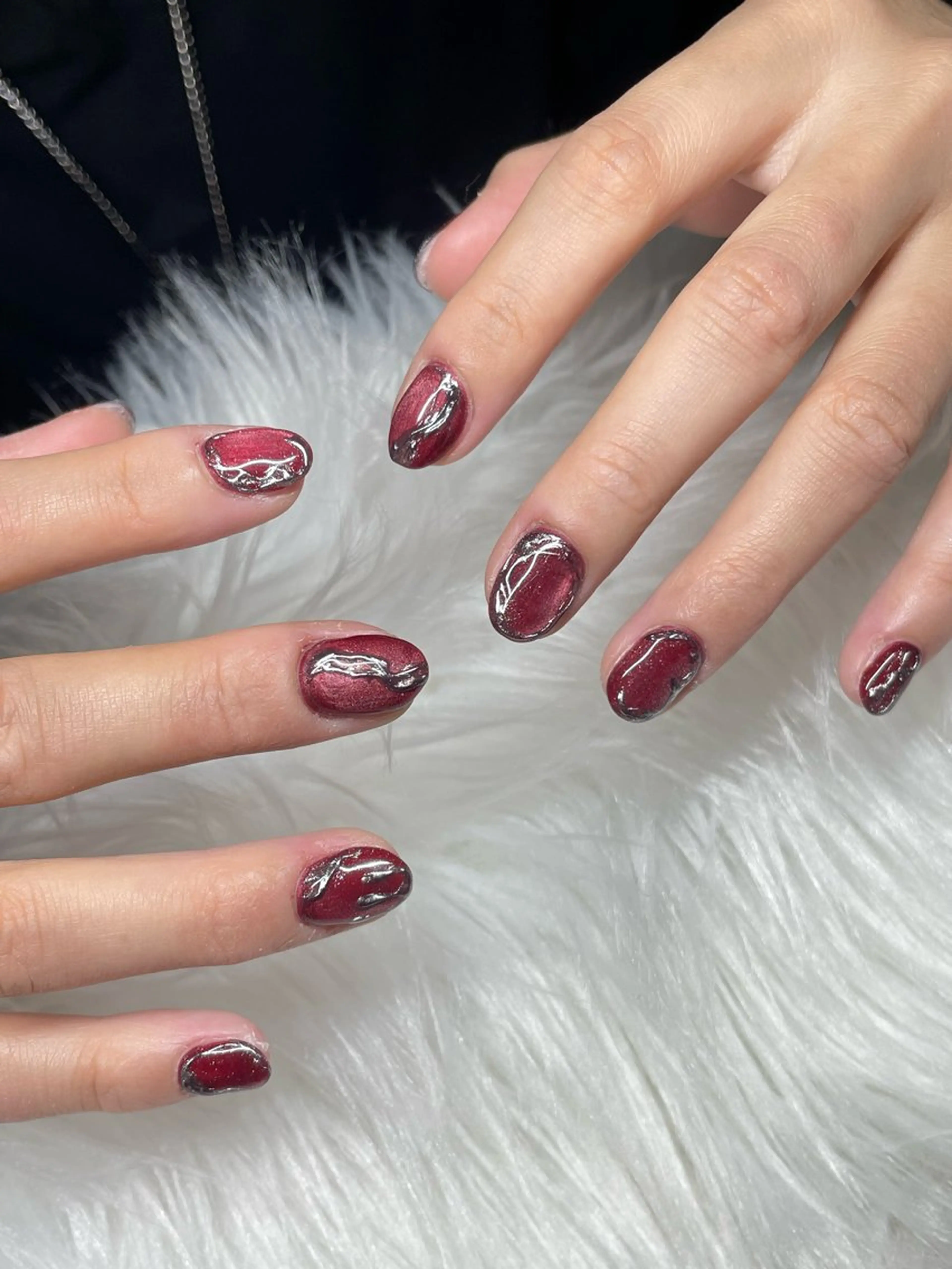 ネイル ハンドネイル オーロラ所属・YUI nailのネイルデザイン