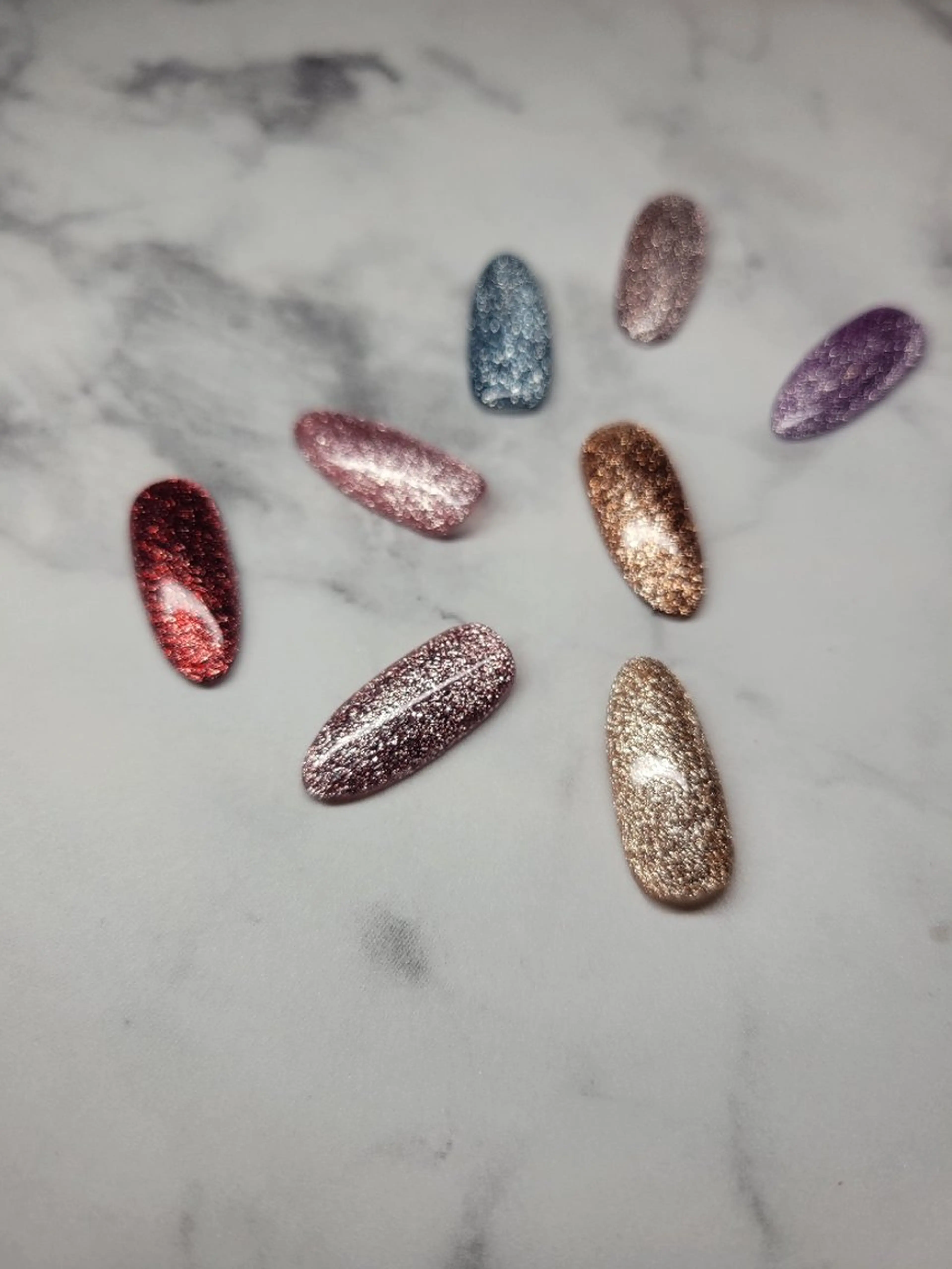 ネイル フラッシュネイル キラキラネイル マグネットネイル Nail salon Coco所属・Nail salon Coco【溝の口駅】のネイルデザイン