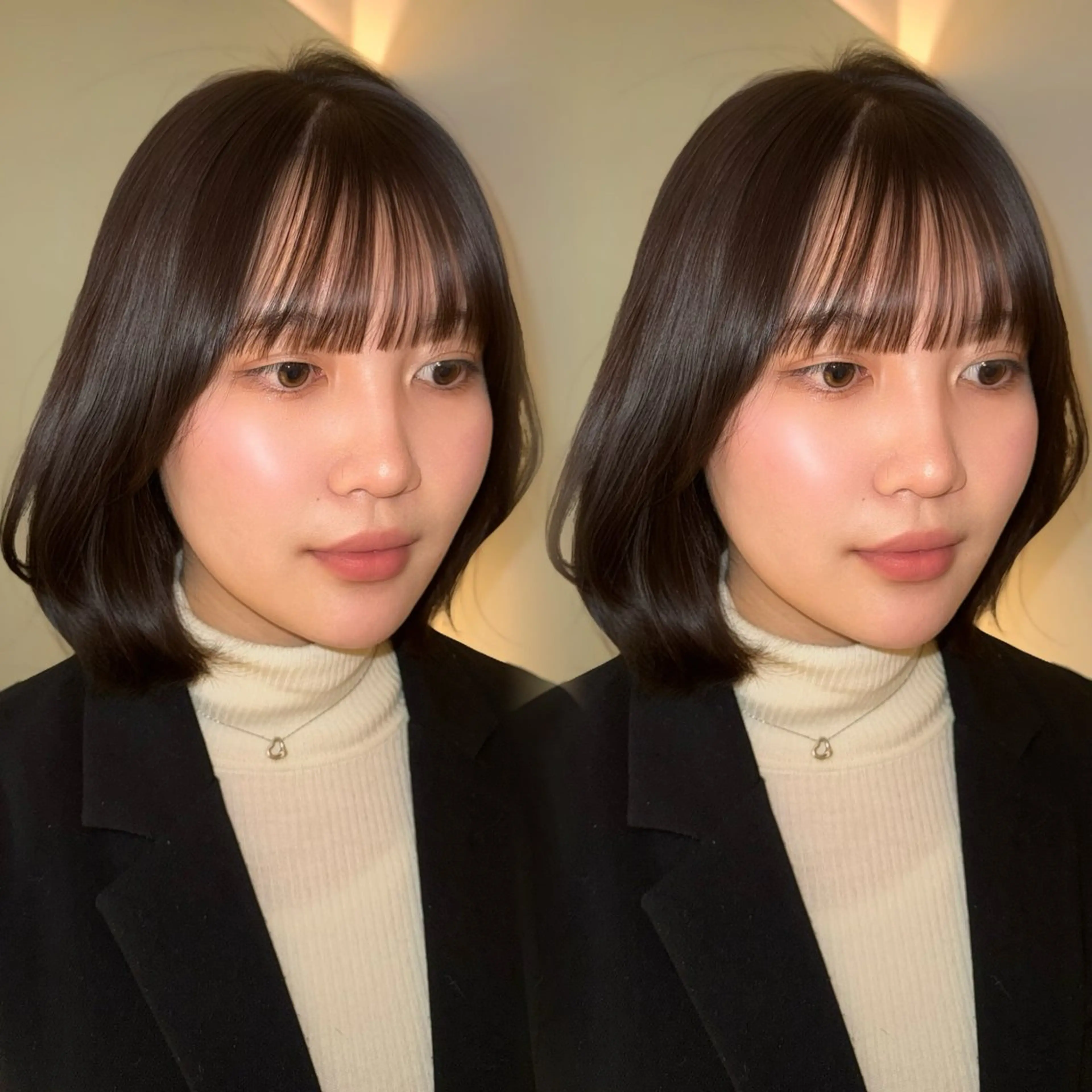 ショート 新宿/韓国レイヤー /韓国ボブRionaのヘアスタイル