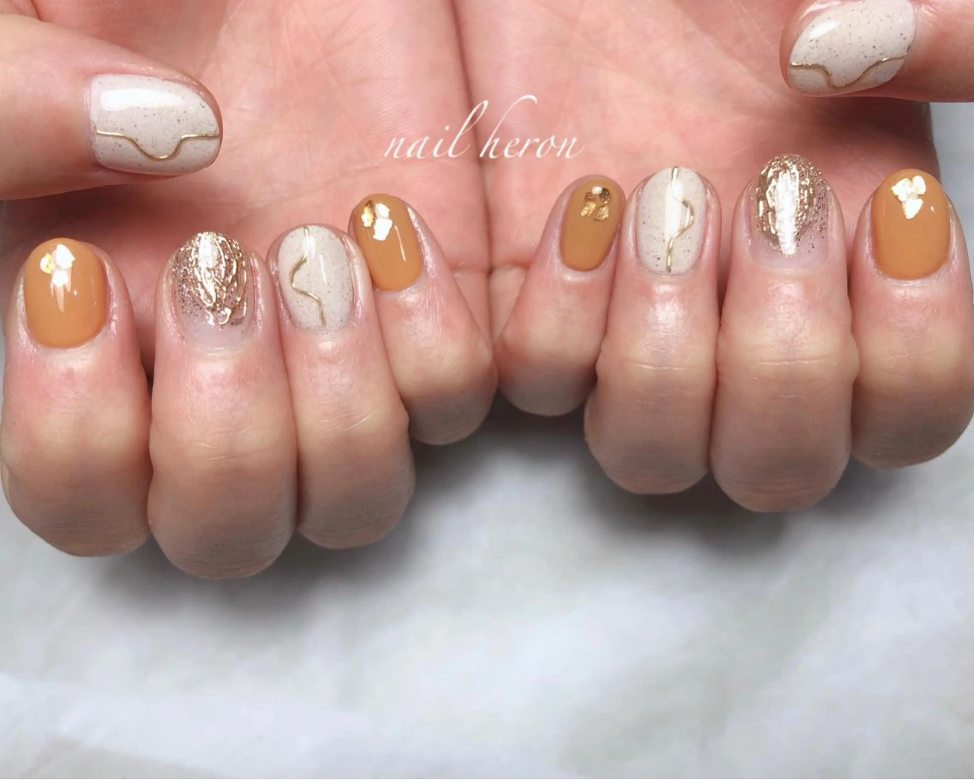ネイル ハンドネイル saki_ nail heronのネイルデザイン