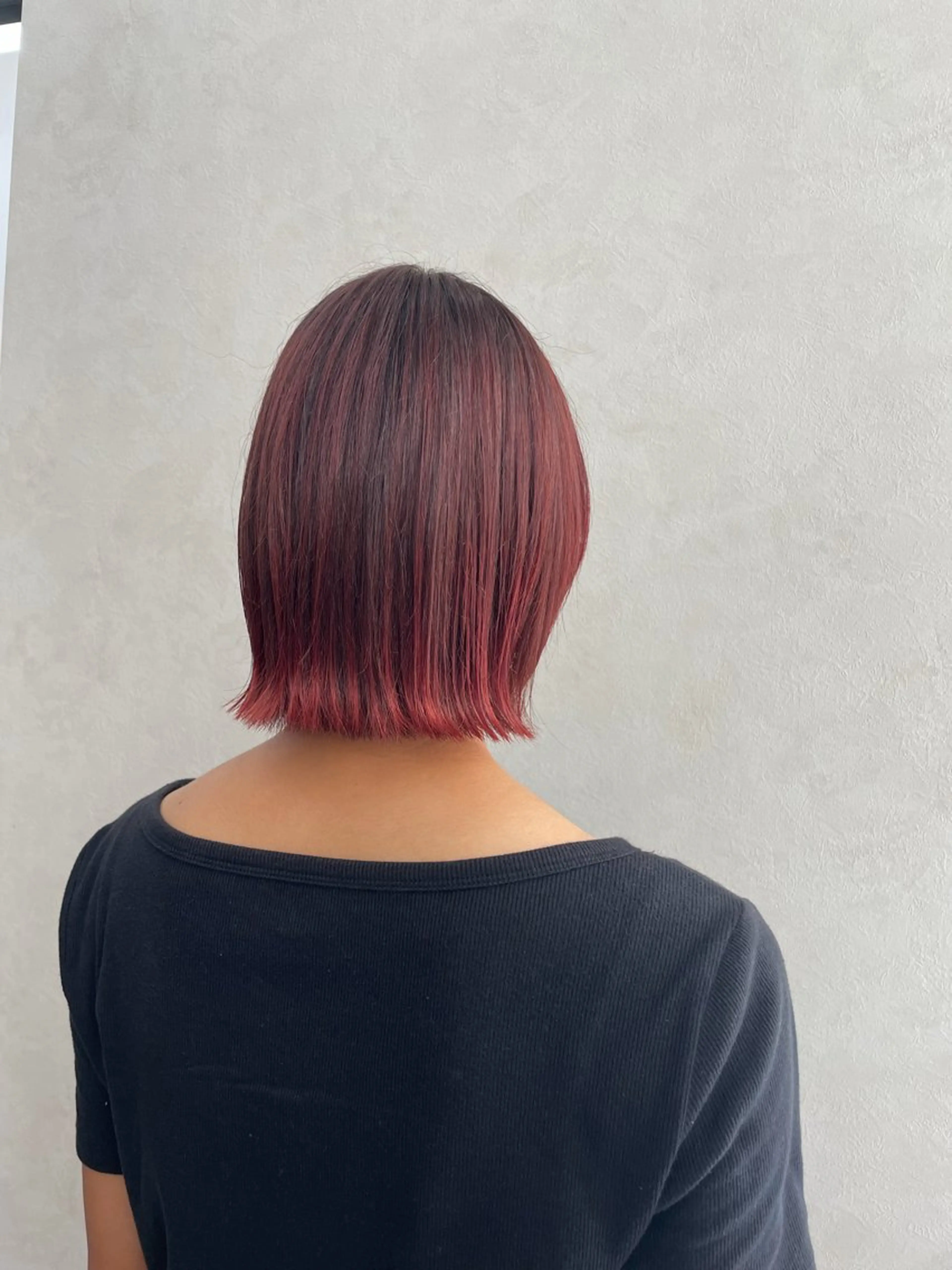 ショート カラー 🍐透明感カラー🍐 レイヤーカットのヘアスタイル