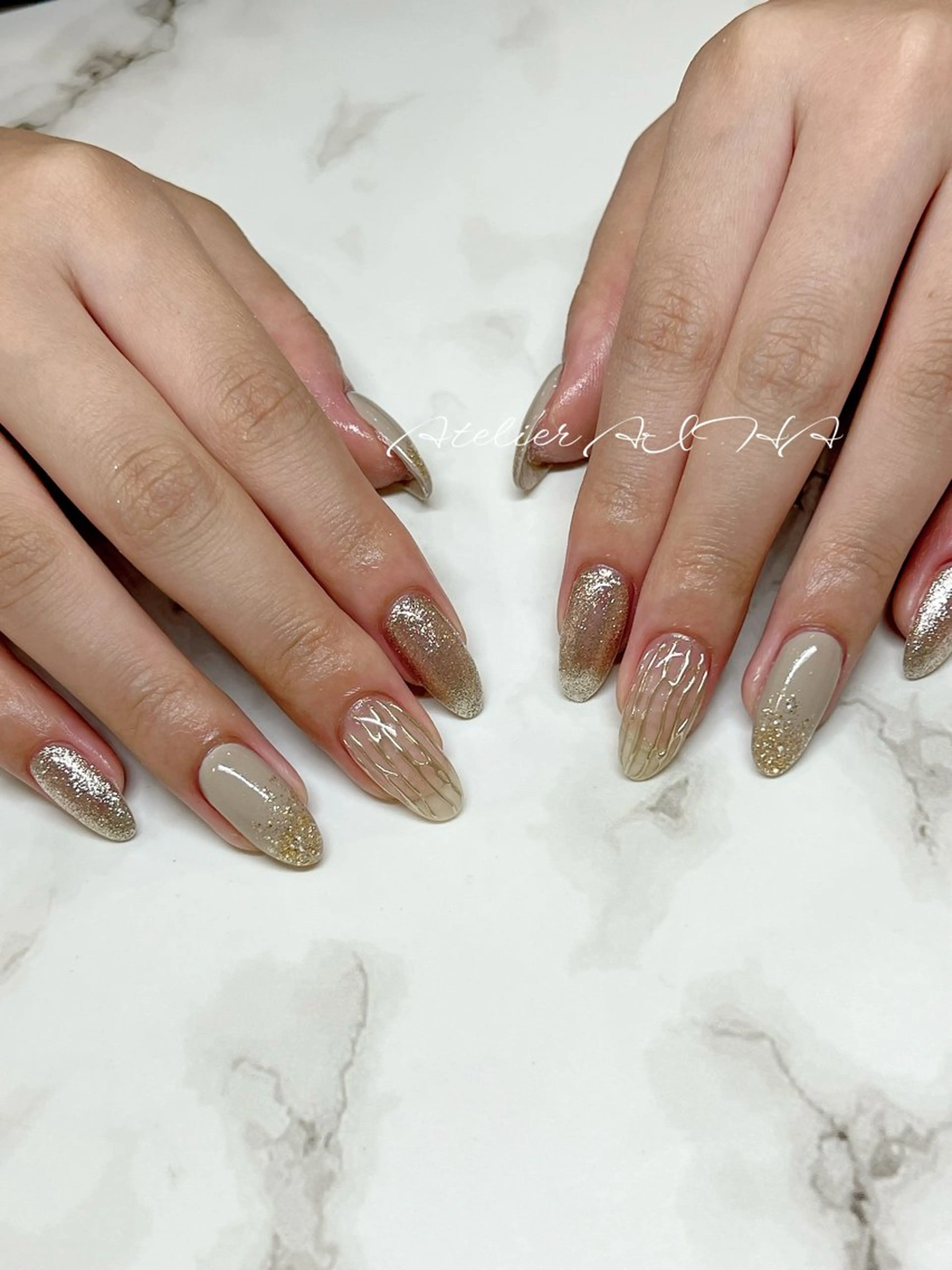 ミディアム アトリエAIHA所属・アトリエAIHA★ フィルイン推奨サロンのネイルデザイン