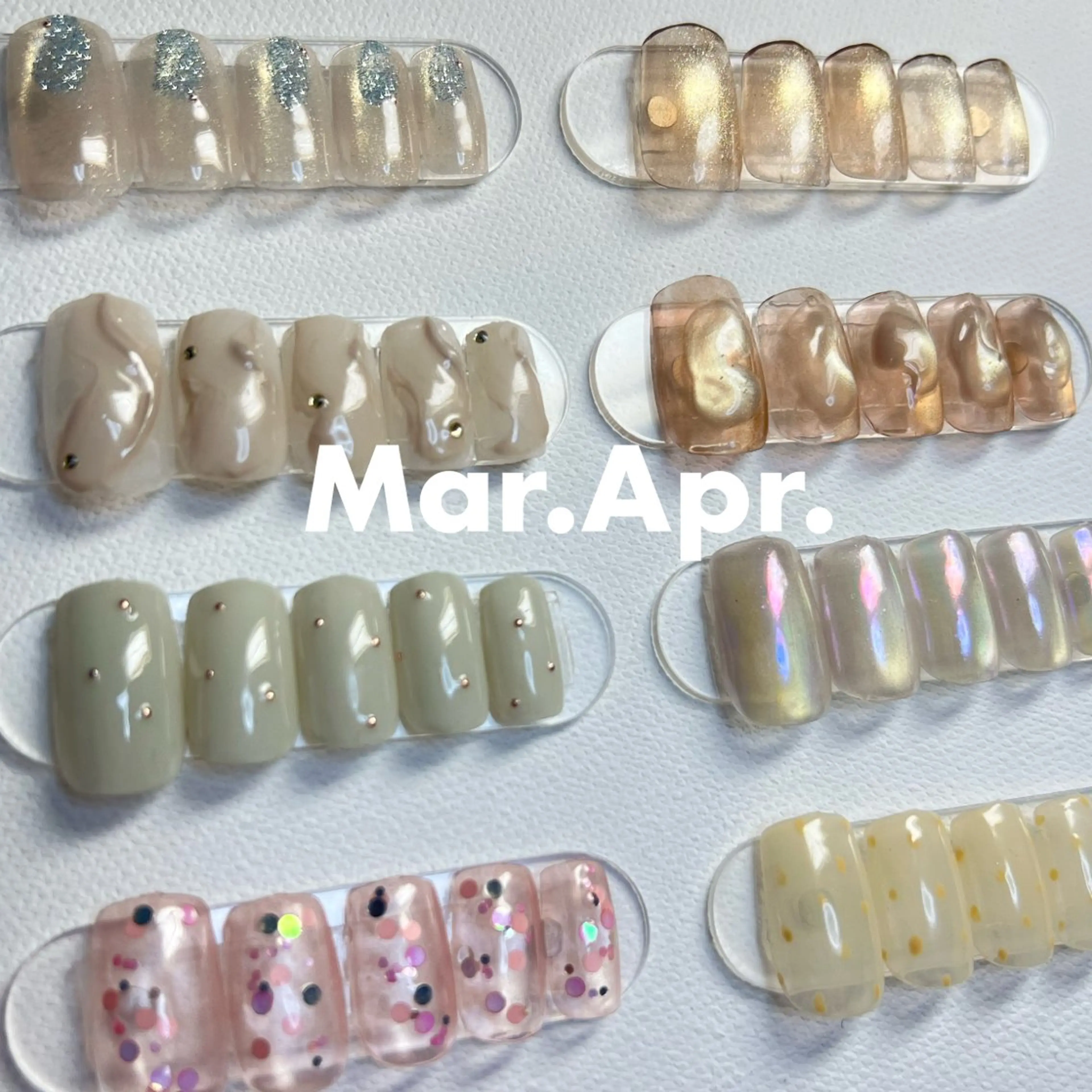 ３月４月 gel design  （オフ有）の写真