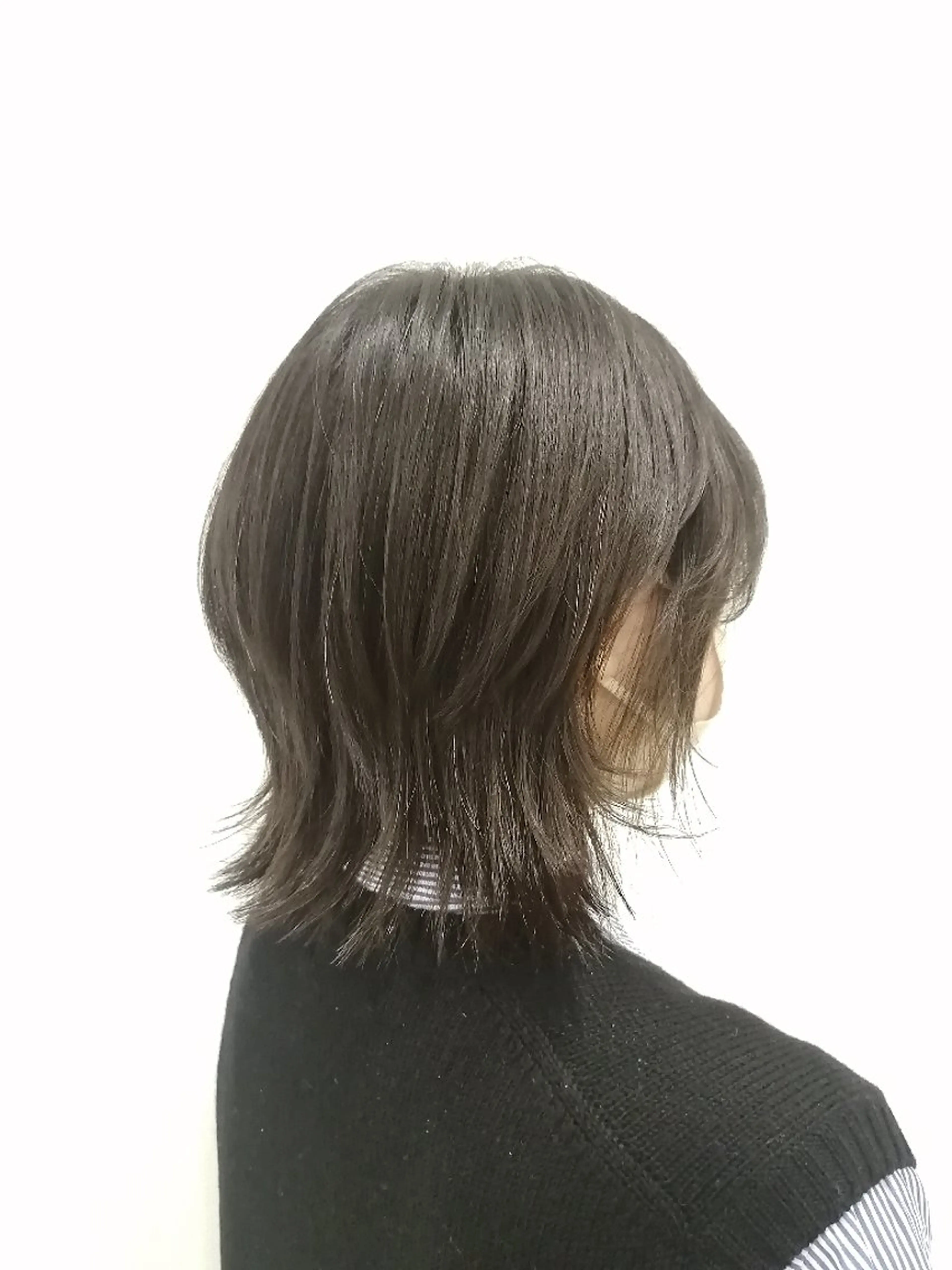 ミディアム レイヤーカット ウルフカット ウルフレイヤー カット 鈴木 さやかのヘアスタイル