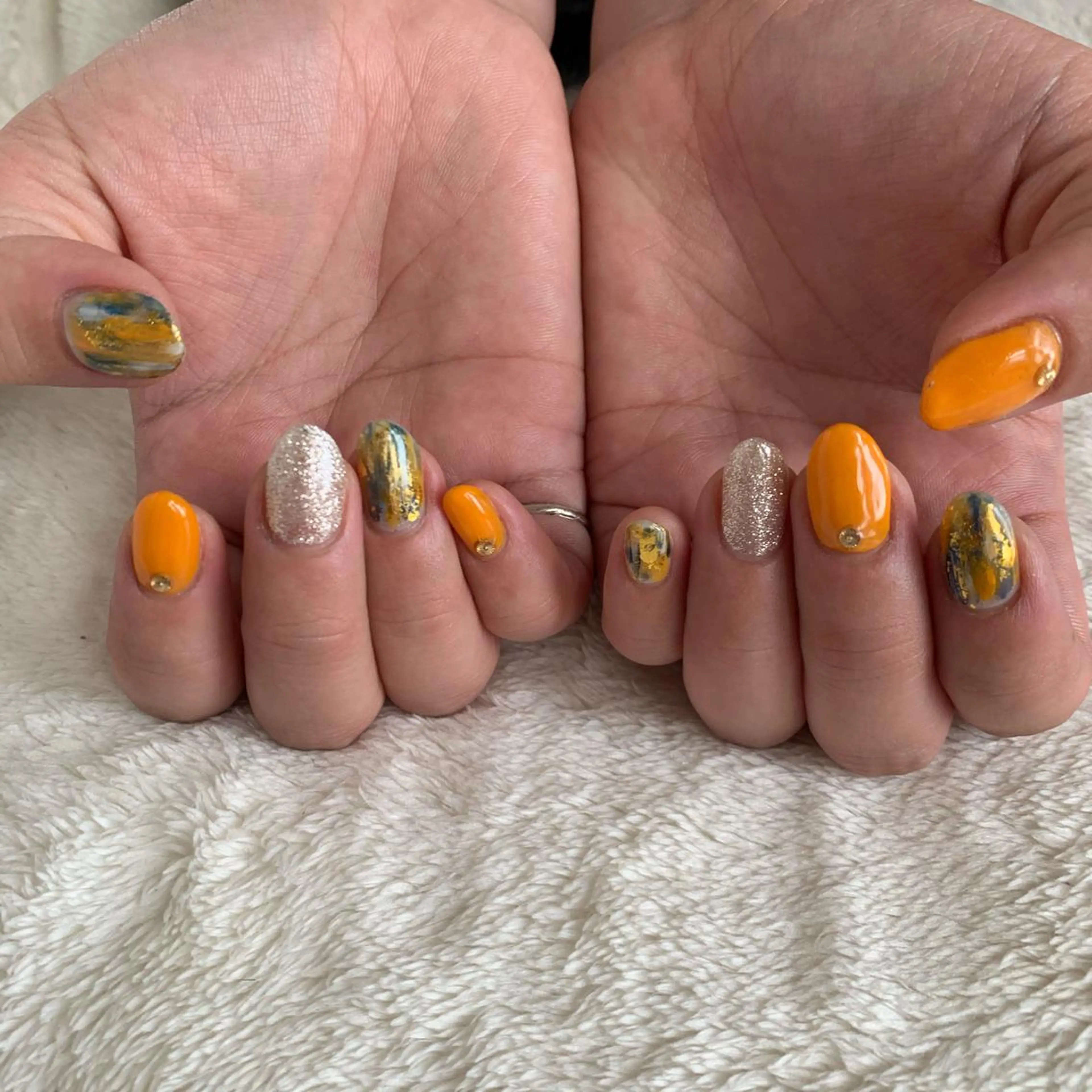 ネイル 渡邊 束紗のネイルデザイン