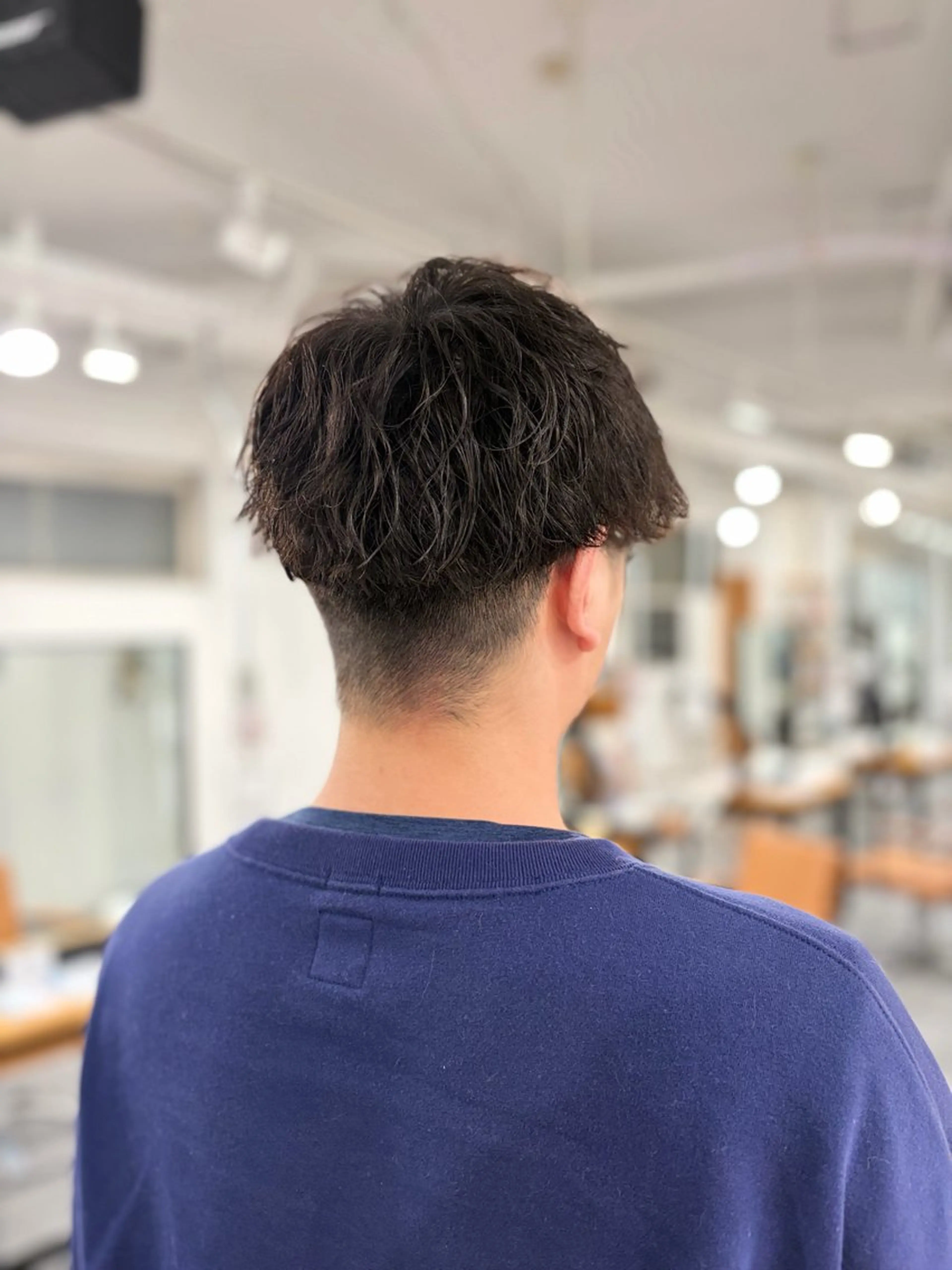 ミディアム パーマ メンズ カット パーマ SHIAN 橋本 Daikiのヘアスタイル