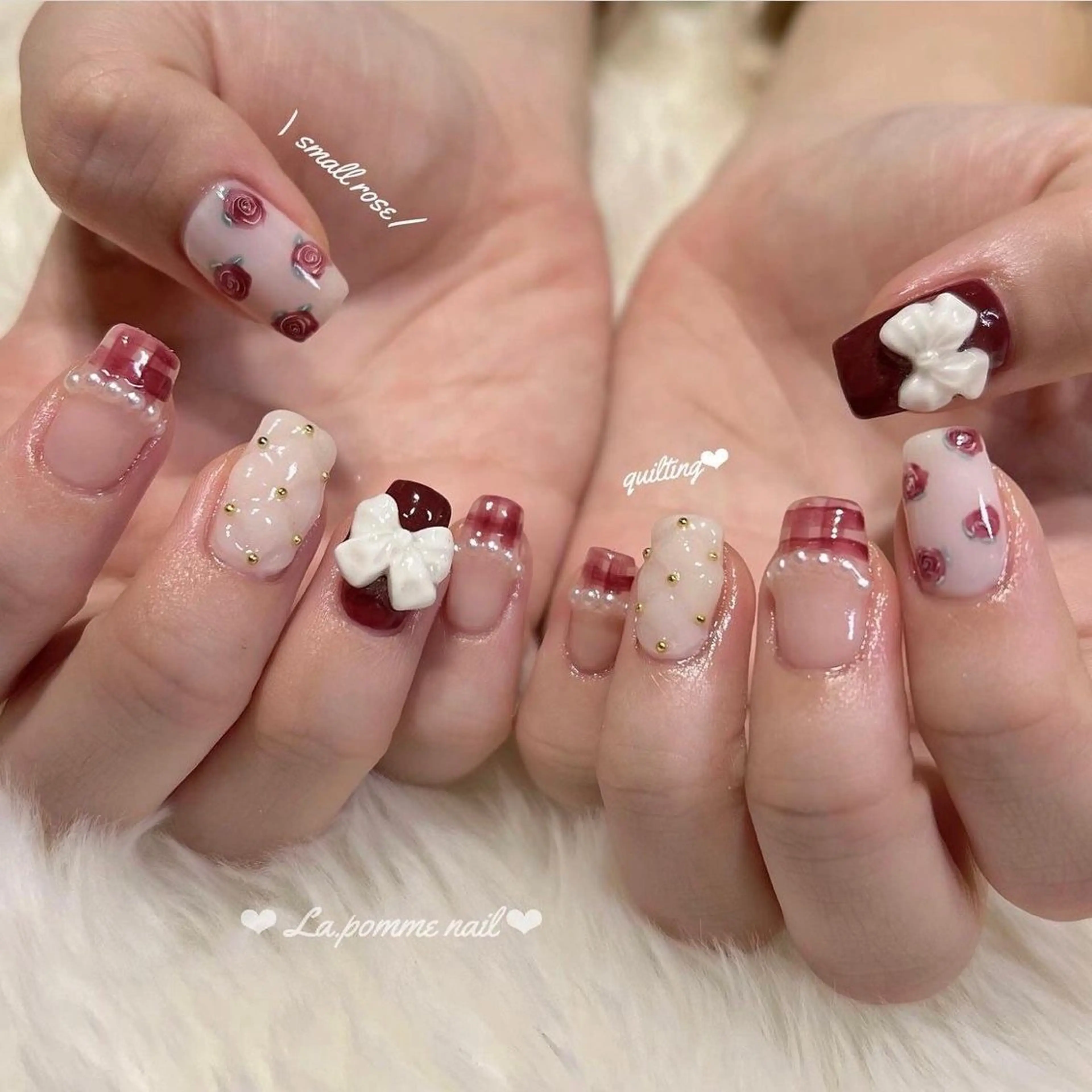 ネイル グラデーション ラメ(グリッター) マグネットネイル ミラーネイル ニュアンスネイル ハンドネイル Lumi de nailsのネイルデザイン