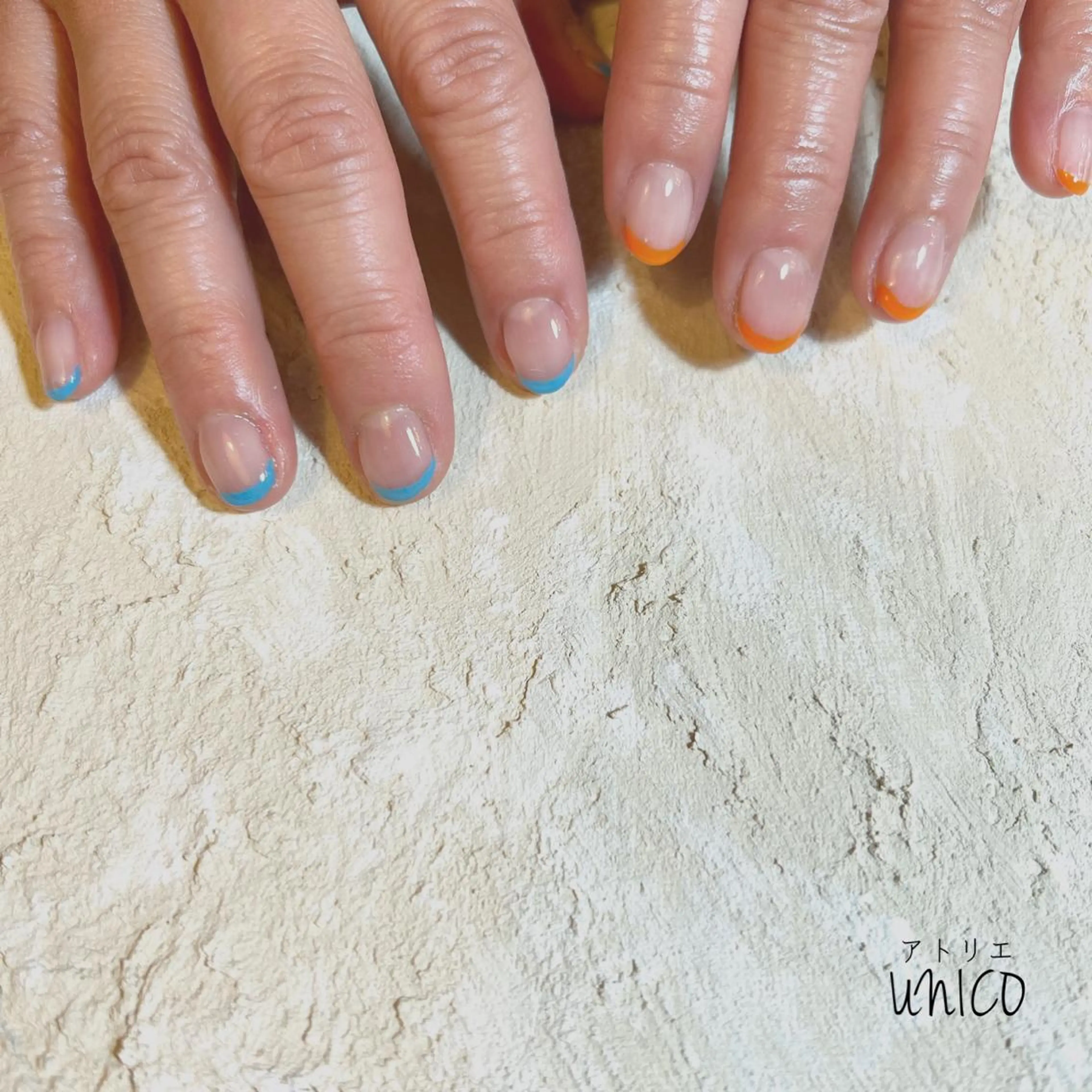 ネイル フレンチネイル ハンドネイル アトリエ UNICOのネイルデザイン