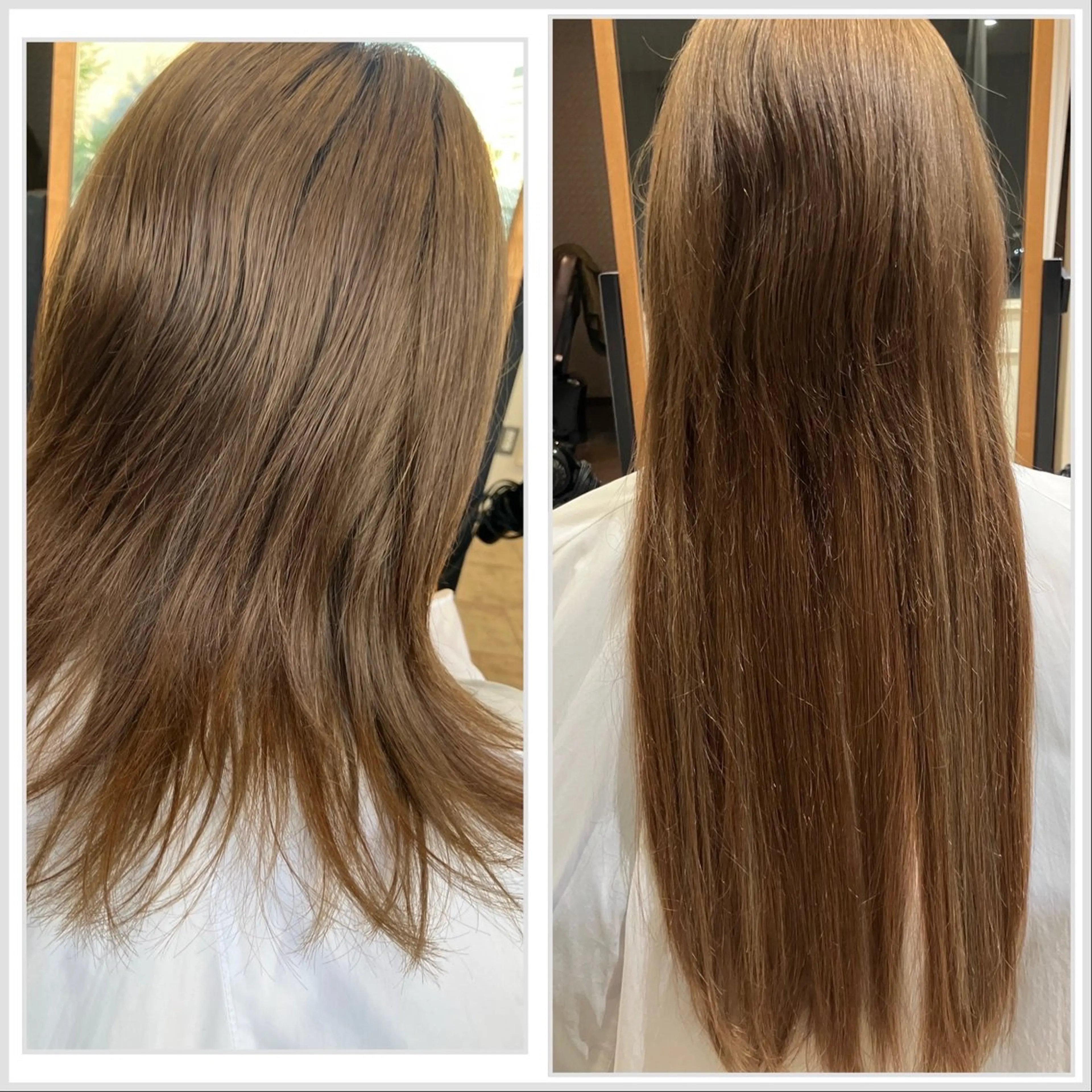 セミロング エクステ エクステブリーチ矯正 griFFicaのヘアスタイル