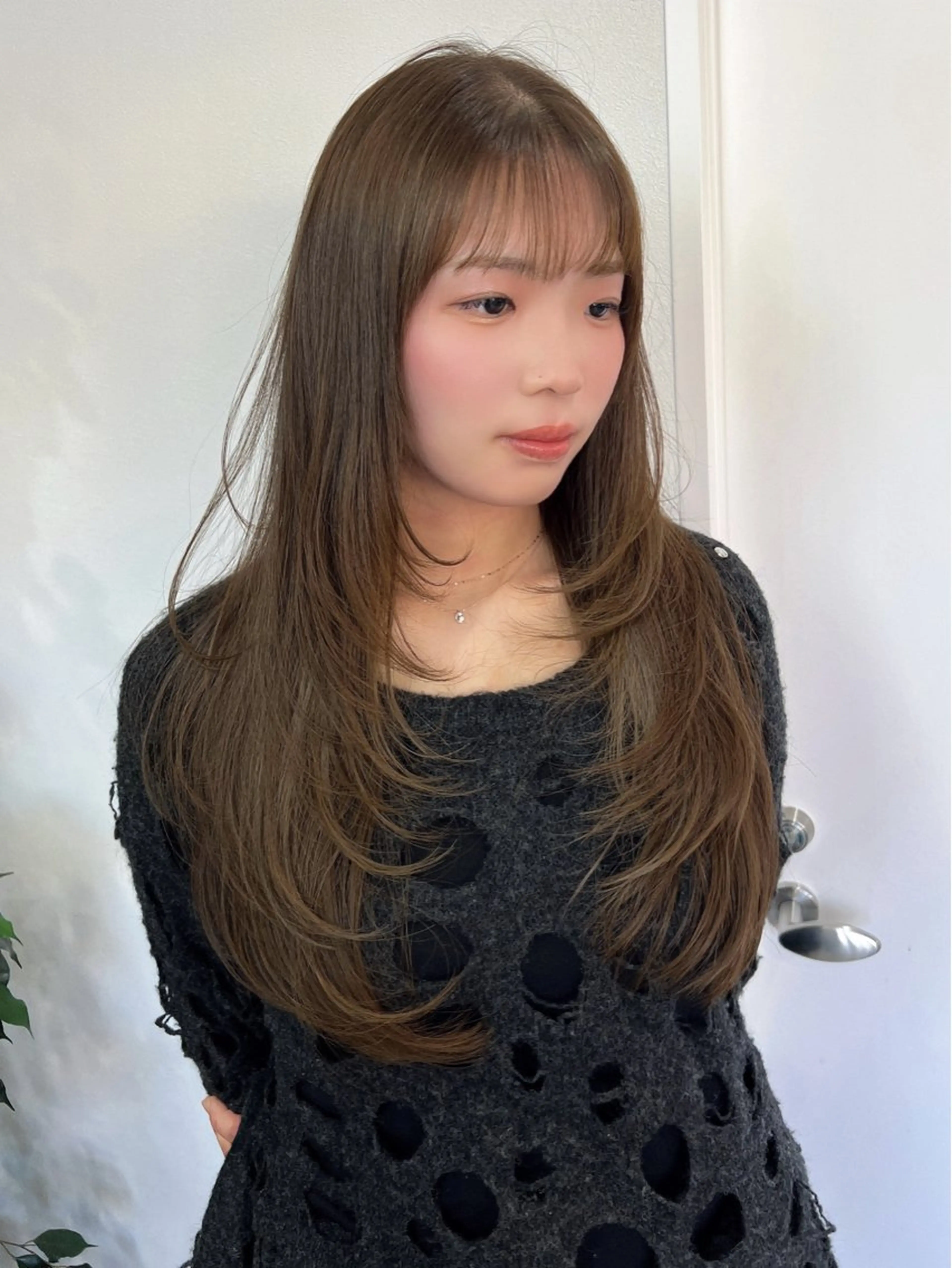 ロング カラー カット ヘアカラー トリートメント レイヤー/髪質改善 SOA大槻 純也のヘアスタイル