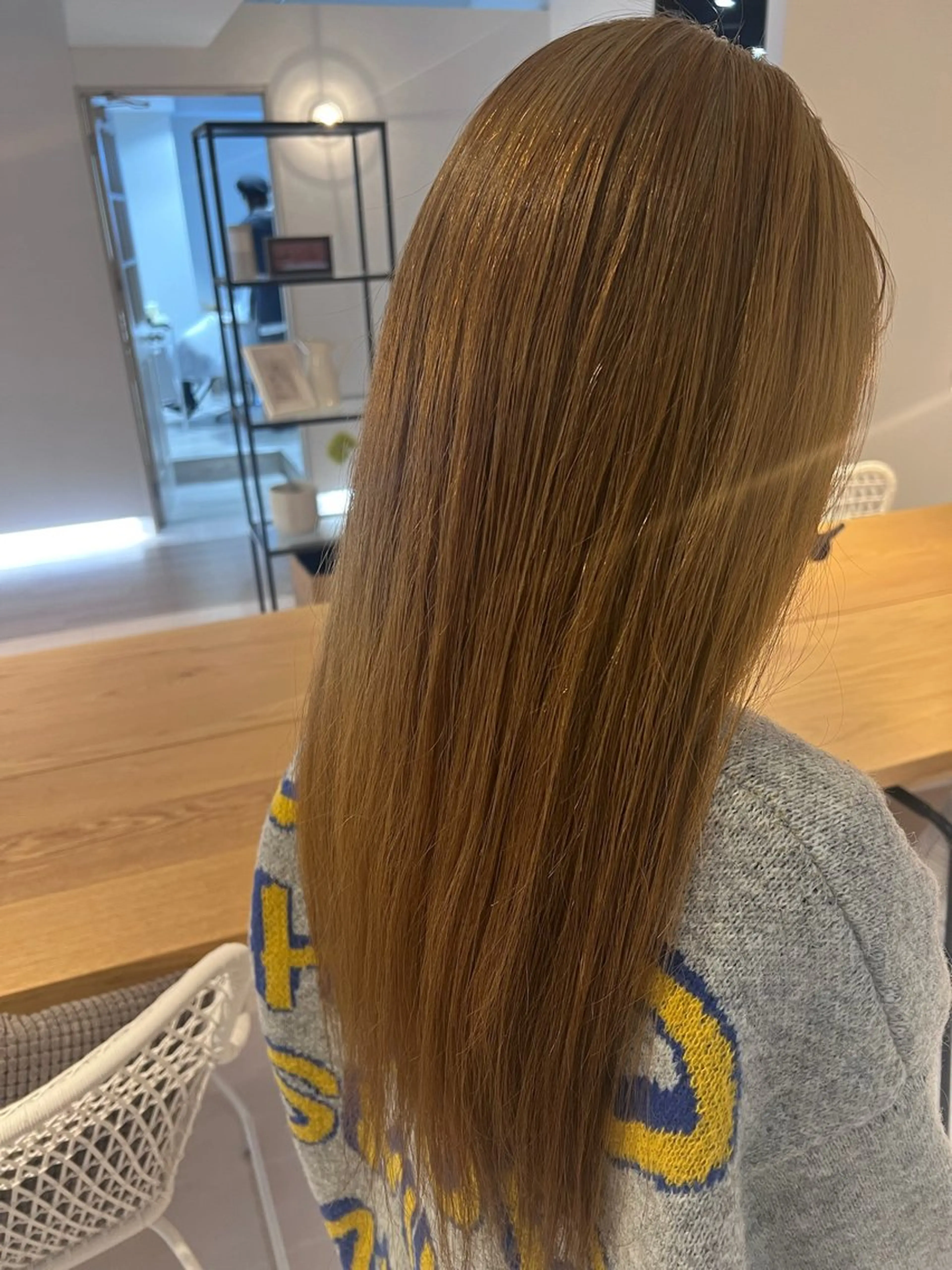 カラー ヘアカラー 瀬戸 杏珠のヘアスタイル