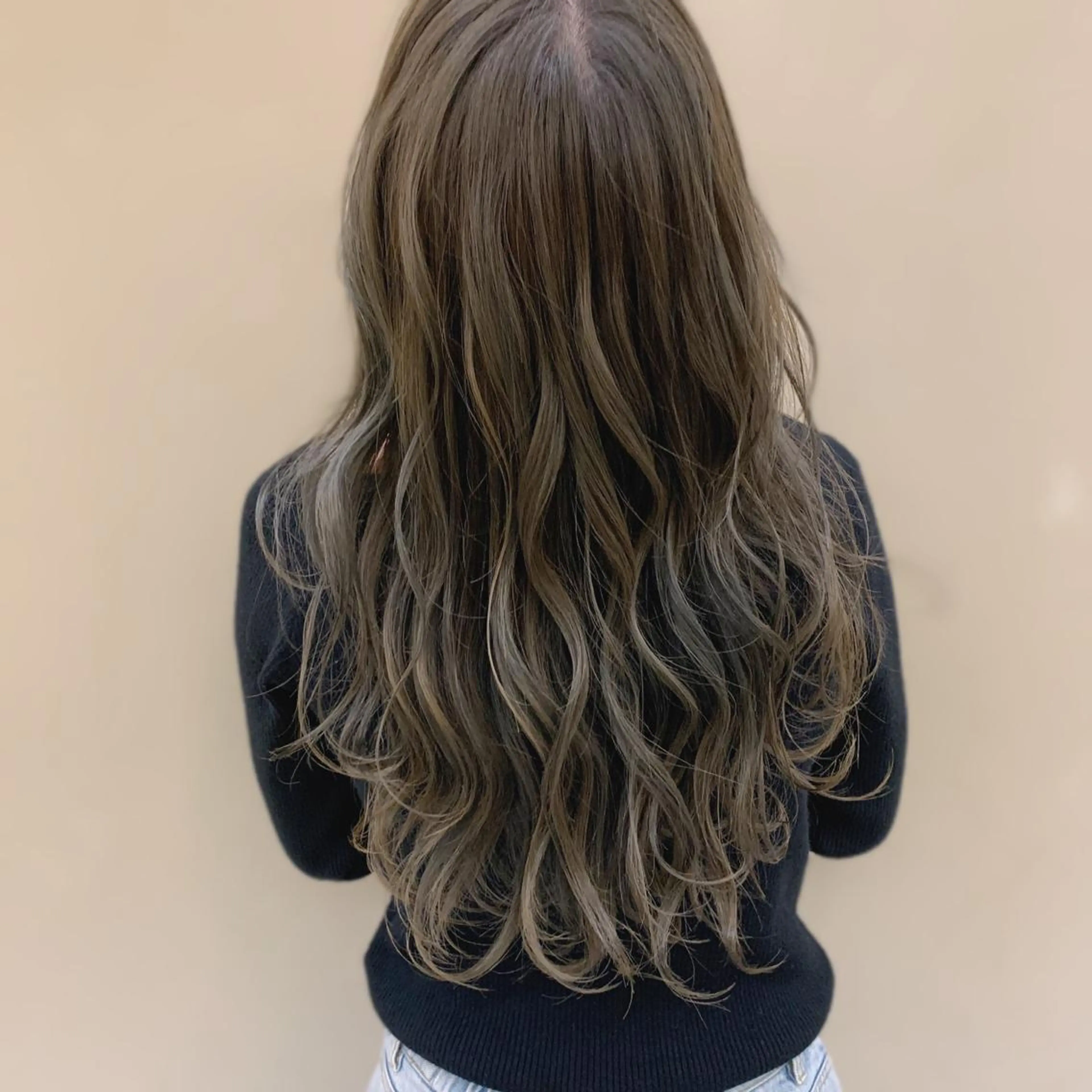 ロング ヘアカラー トリートメント 天神橋筋　髪質改善 縮毛矯正　中川将彰のヘアスタイル