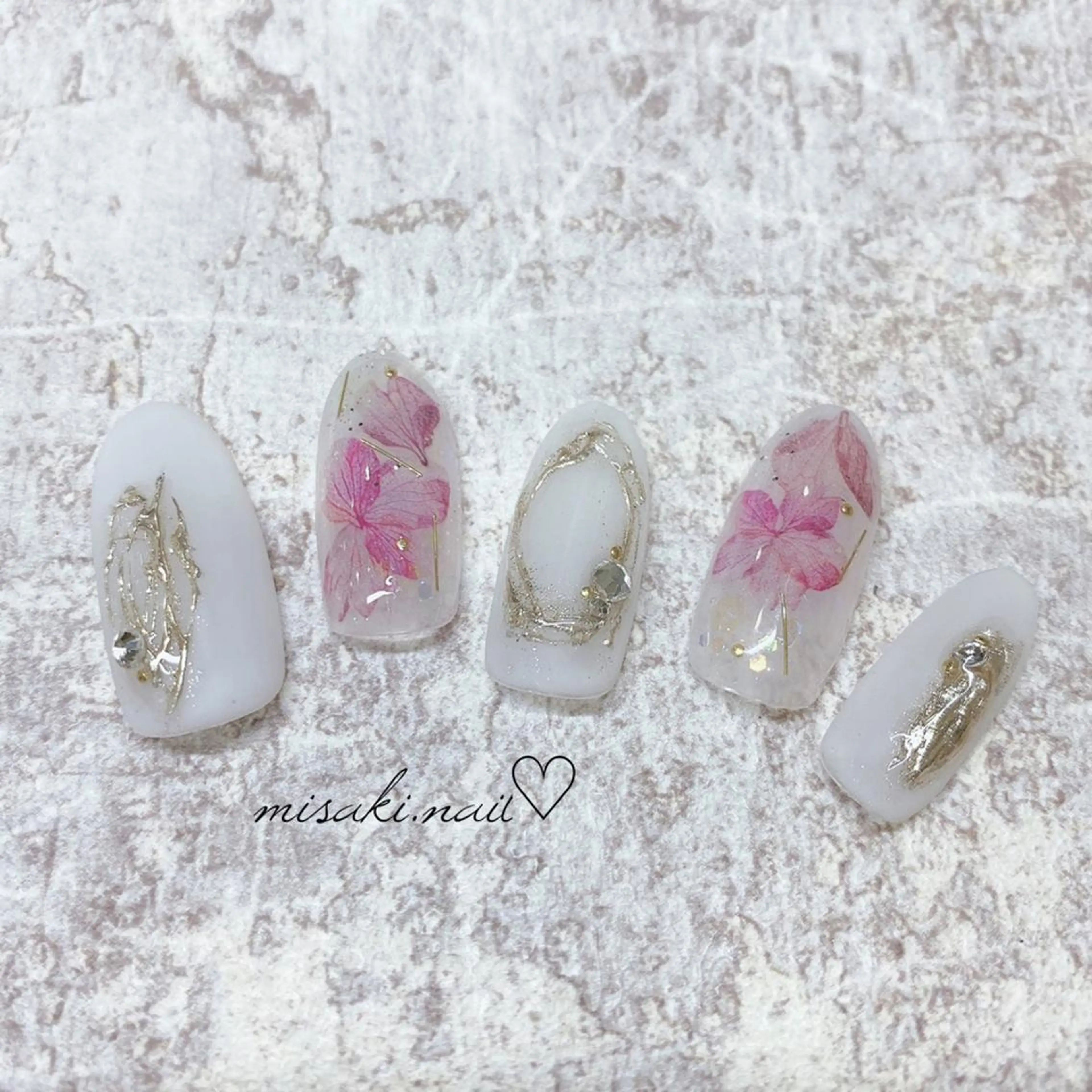 ネイル 韓国ネイル ワンホンネイル ハンドネイル nailsalon miinailsのネイルデザイン