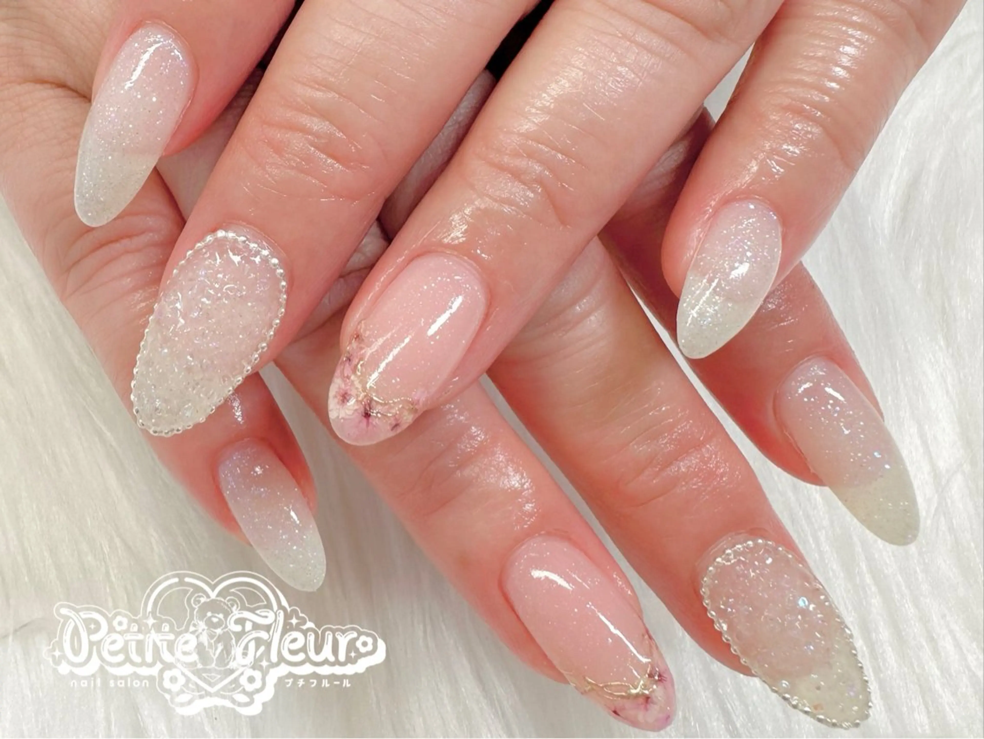 ネイル ❁⃘*。Petite fleur❁⃘*りさのネイルデザイン