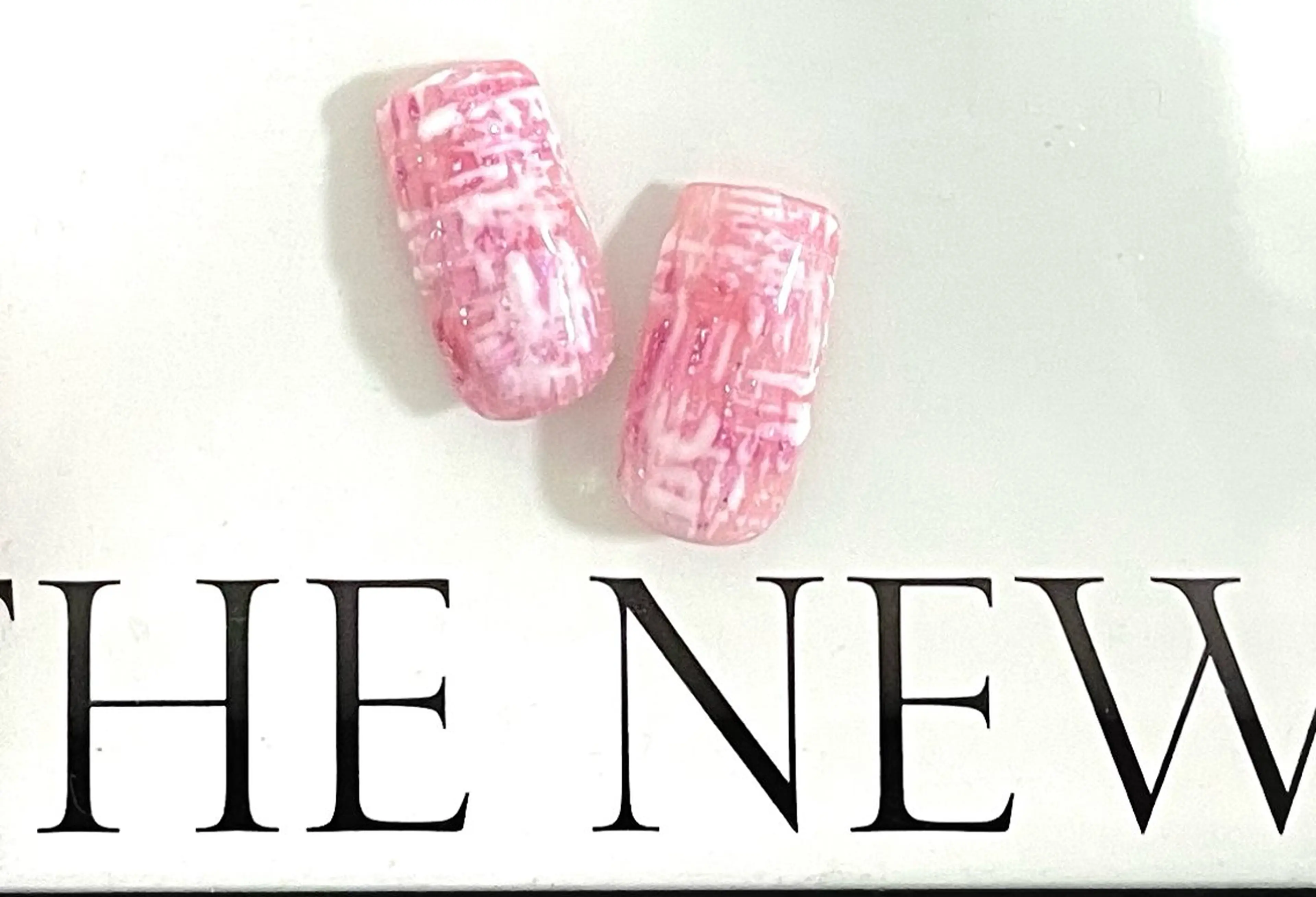 ネイル ツイードネイル ♡Bivi♡自爪に 優しいネイルサロンのネイルデザイン