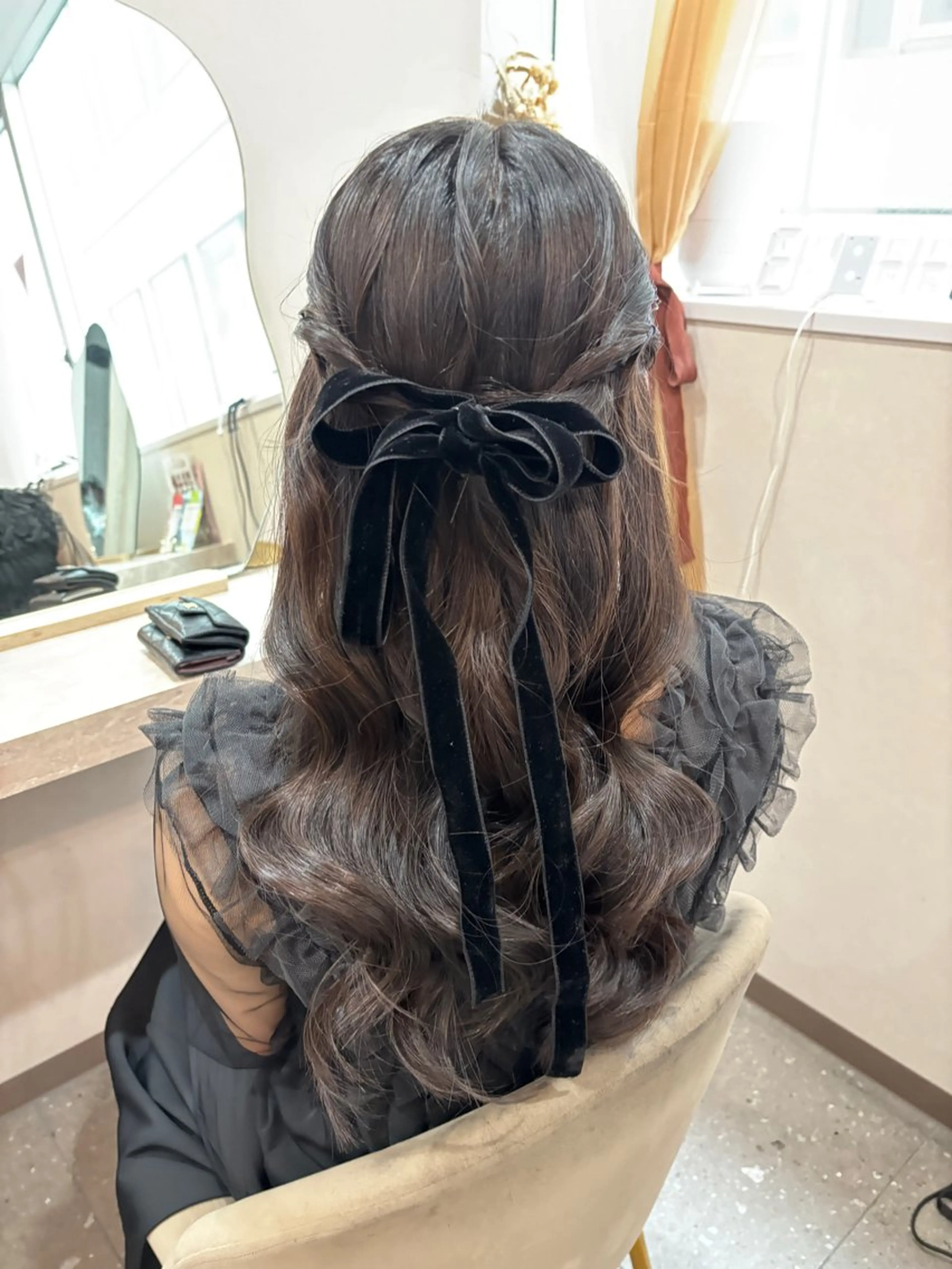 ヘアアレンジ ヘアセット Mila hinaのヘアスタイル