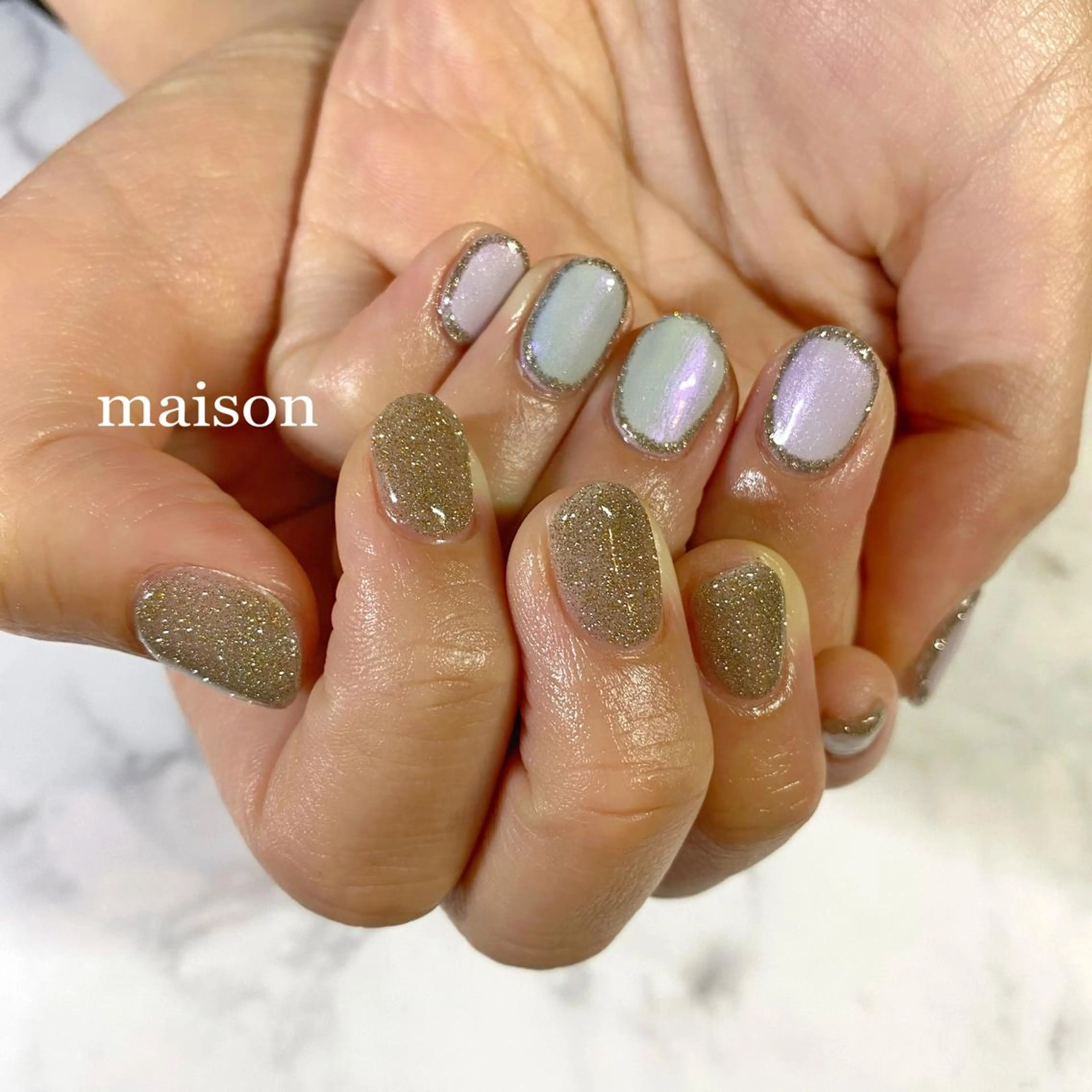 ネイル フラッシュネイル ハンドネイル ISHIHARA KANAのネイルデザイン