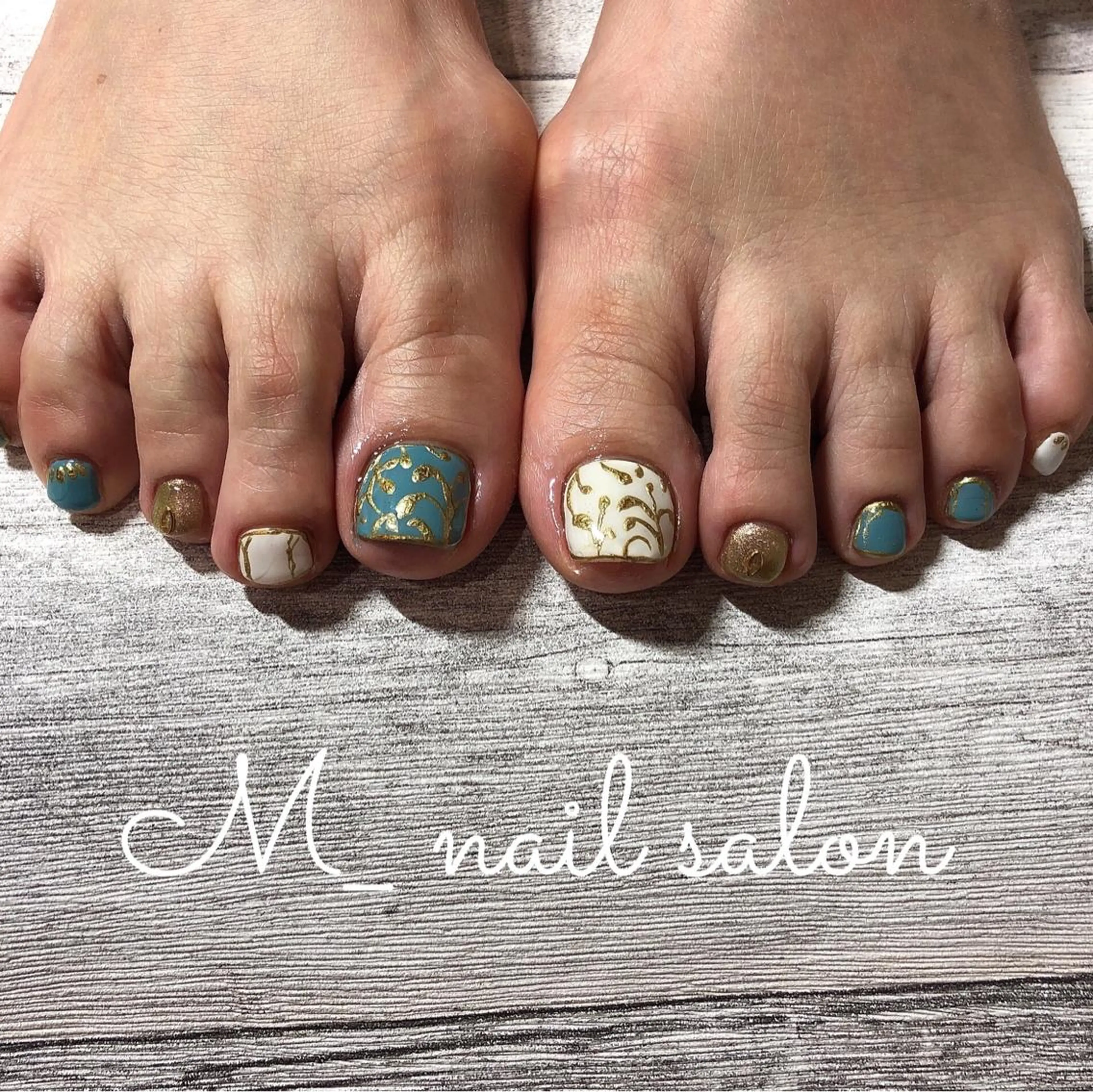 ネイル フットネイル M_ nail salonのネイルデザイン