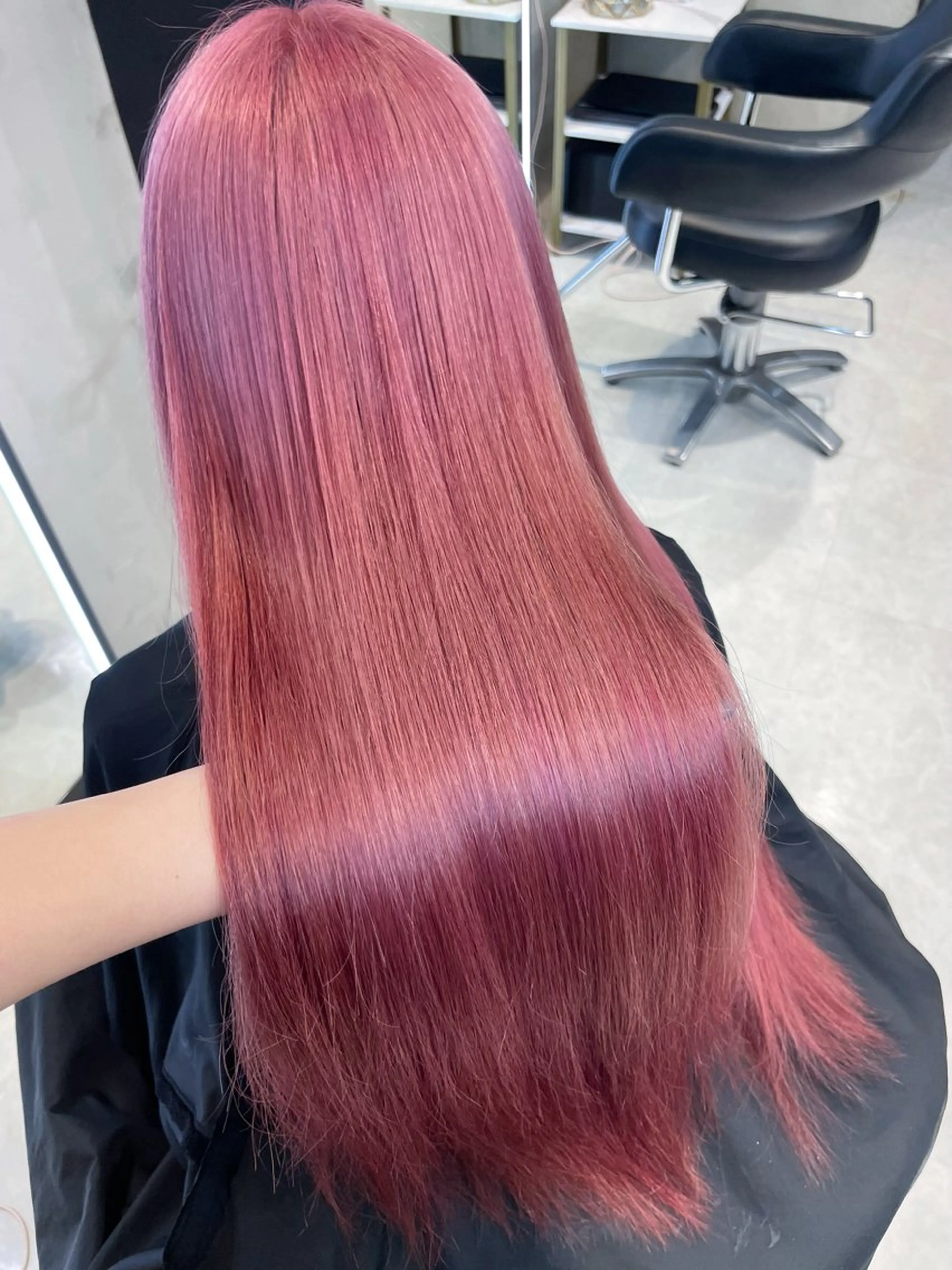 ロング カラー ヘアカラー 艶カラー♡クール トレンドヘア♡アユミのヘアスタイル