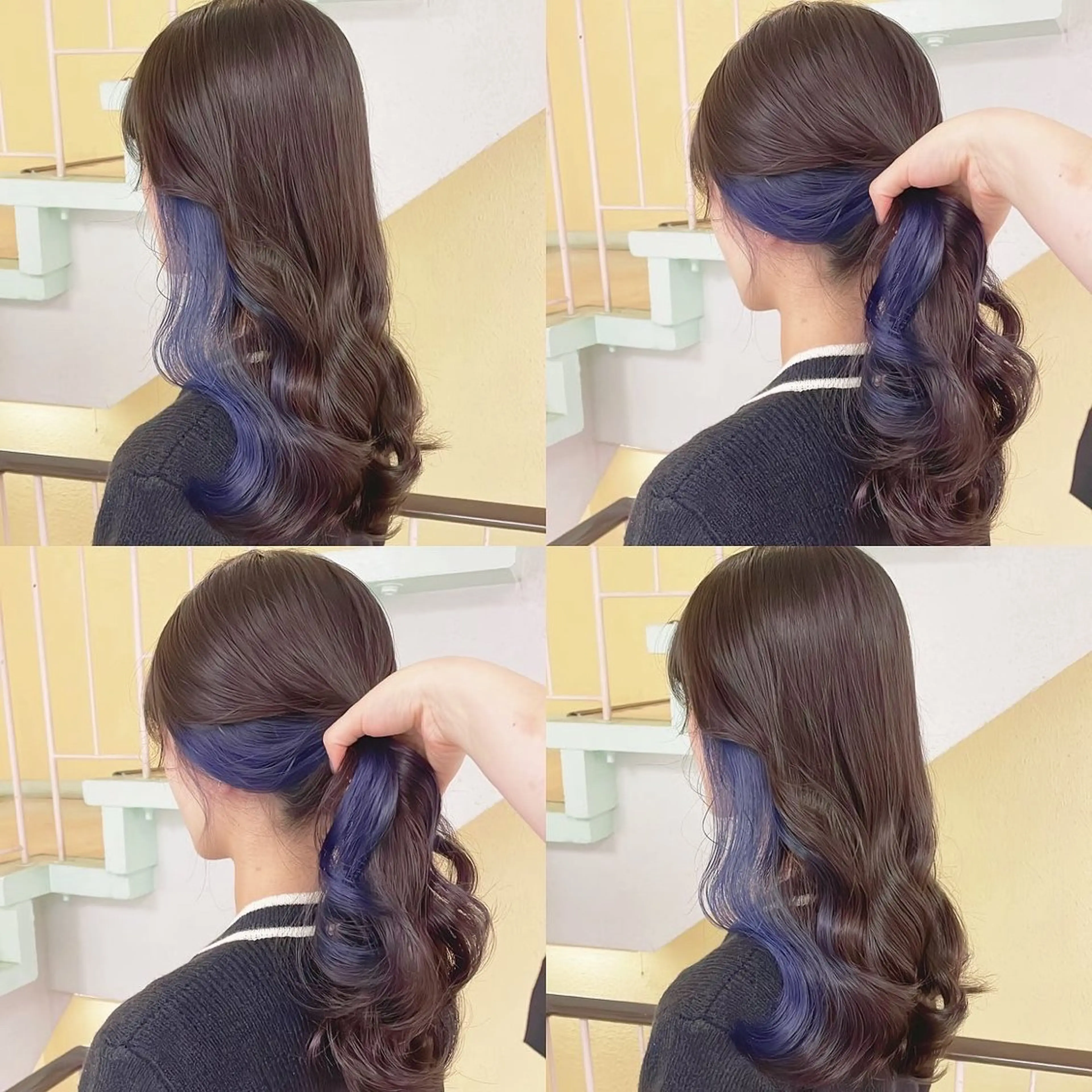 カラー ヘアカラー トリートメント 渋谷:インナーカラー ／🍒エリカ🍒のヘアスタイル