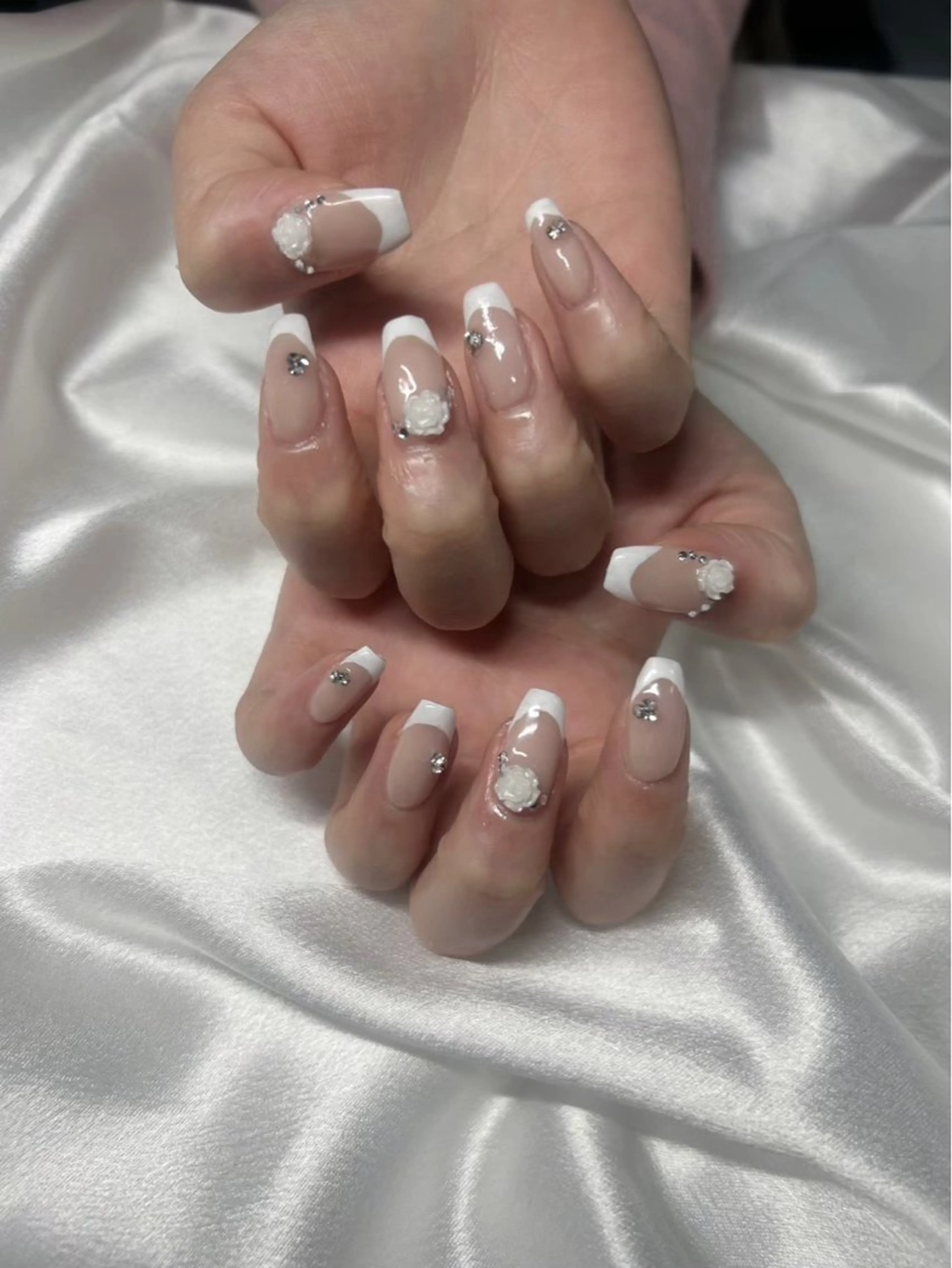 【Jr ネイリスト】フレンチネイル ¥5,500→¥4,800(オフあり)の写真
