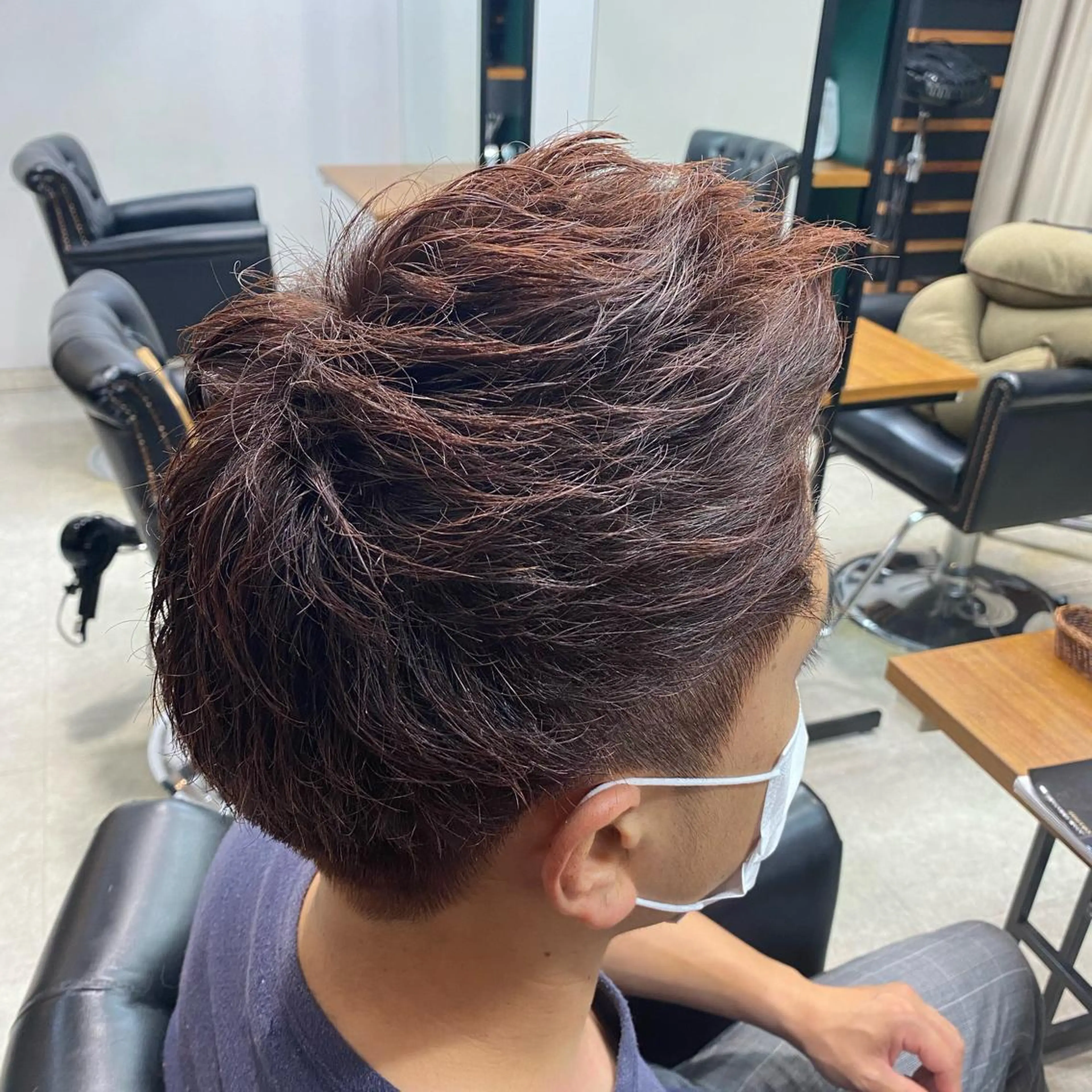 カラー メンズ 平川 弦輝のヘアスタイル