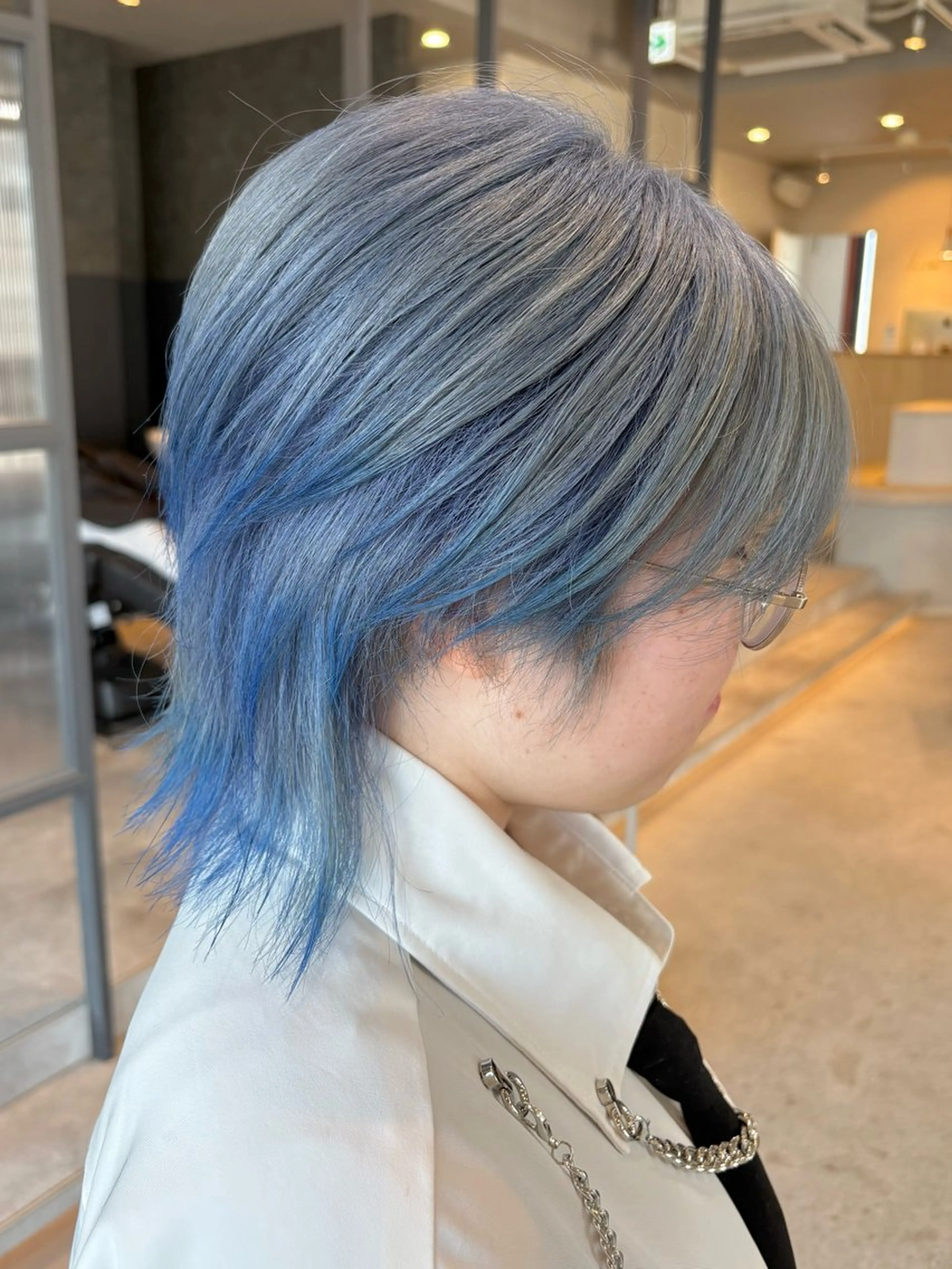 ミディアム ヘアカラー Lia近鉄八尾店所属・HIRO ✂︎のヘアスタイル