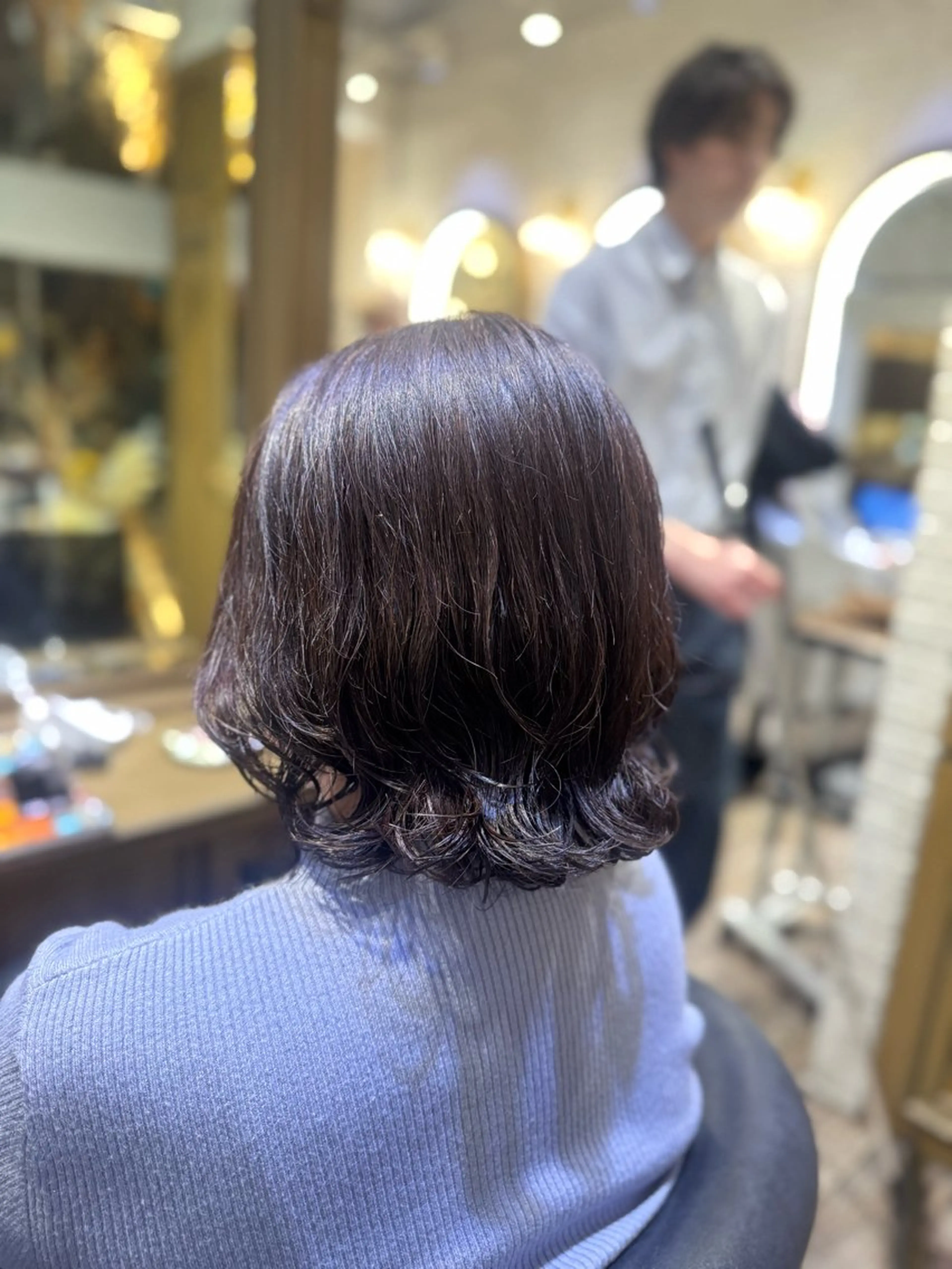 🩷 ̖́-レディースカット✂︎+パーマ‪ꔛ‬🫧の写真