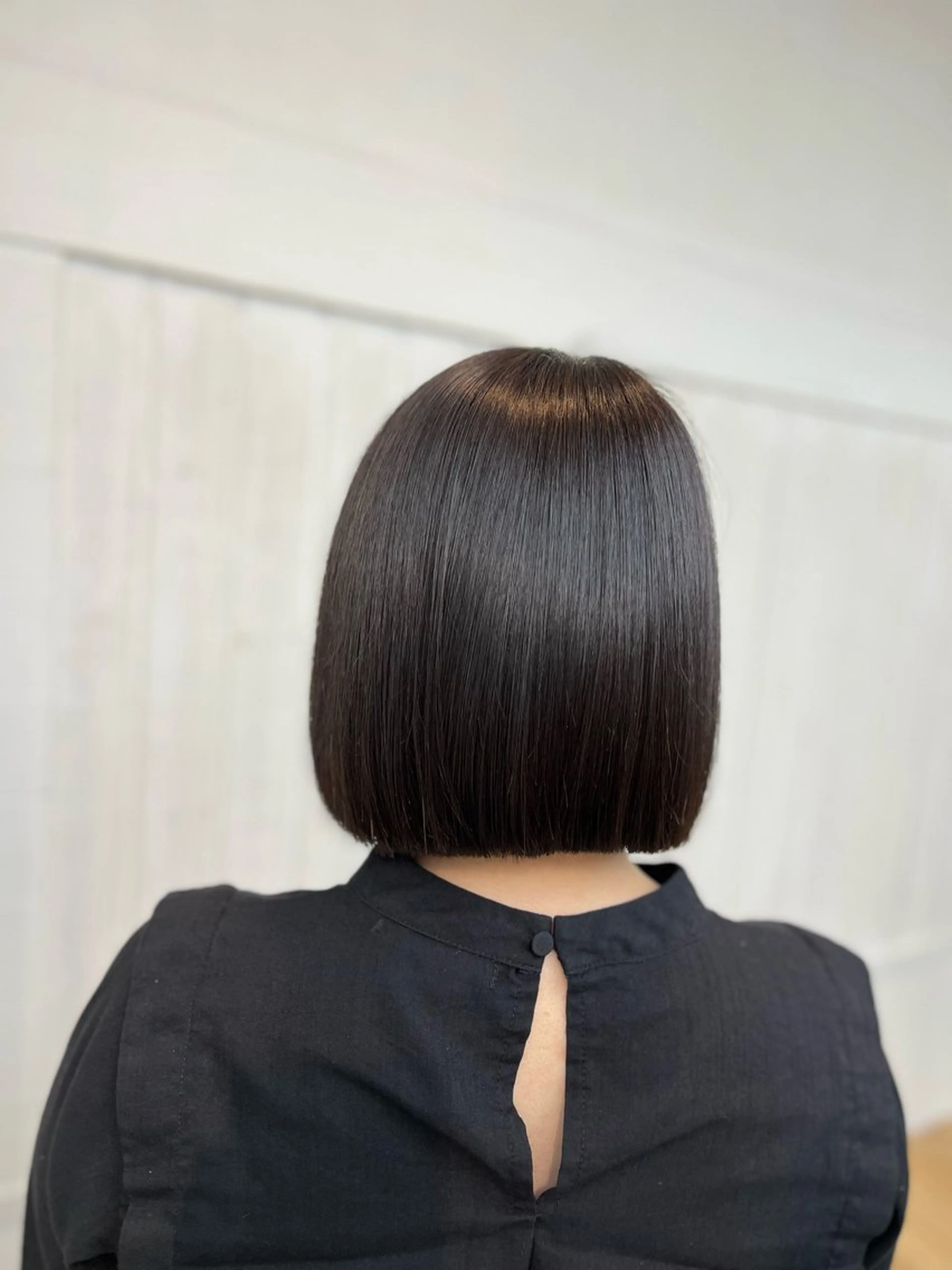 ショート カラー パーマ ヘアアレンジ 切りっぱなしボブ ショートボブ ボブ 似合わせカット ショートヘア カット トリートメント ヘッドスパ ヘアセット 二ヶ月綺麗が続くレ イヤー/星野六三四のヘアスタイル