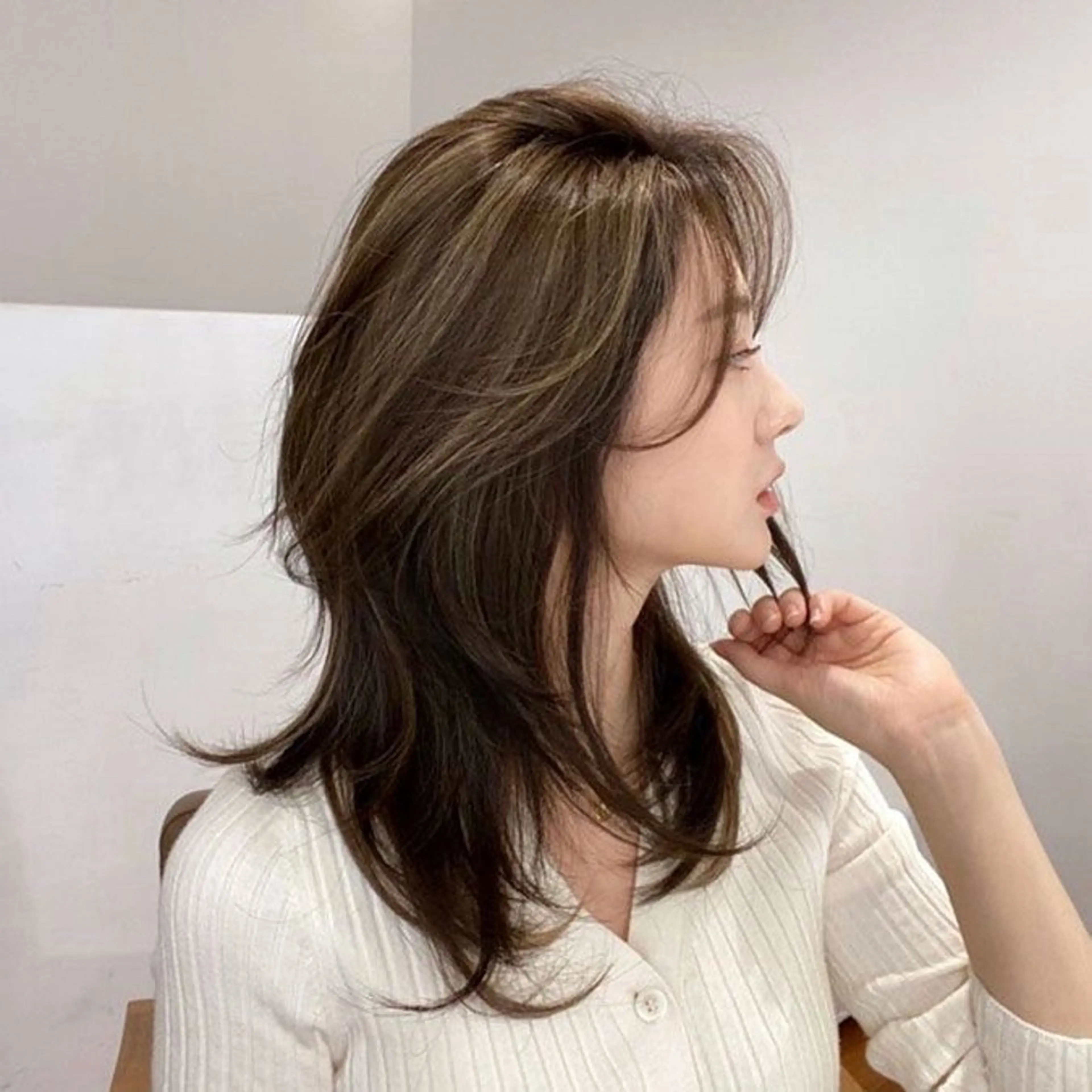 ロング 名古屋ダブルカラー DEAN石川理子のヘアスタイル