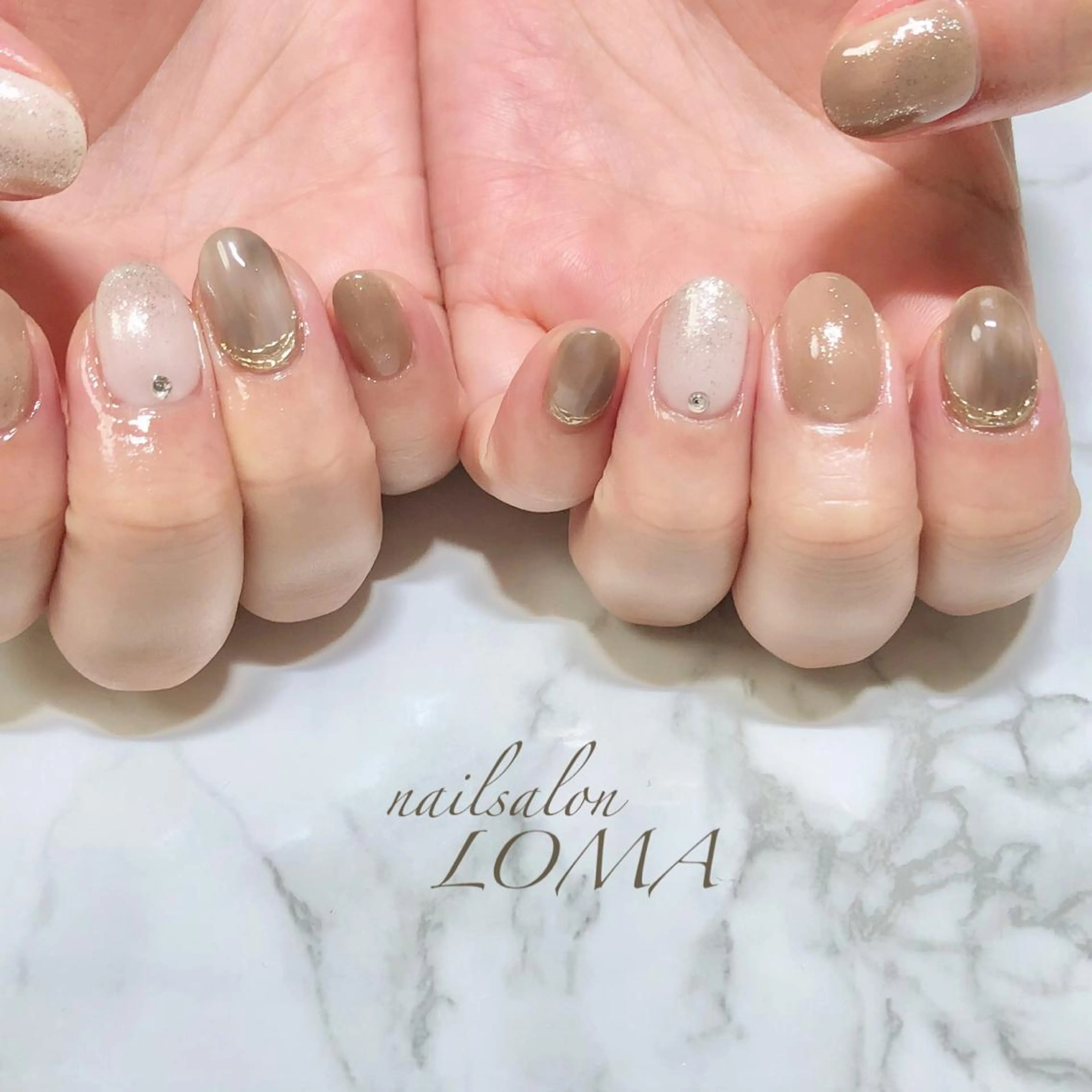 ネイル ハンドネイル ハンドケア m-nail 🌙minamiのネイルデザイン