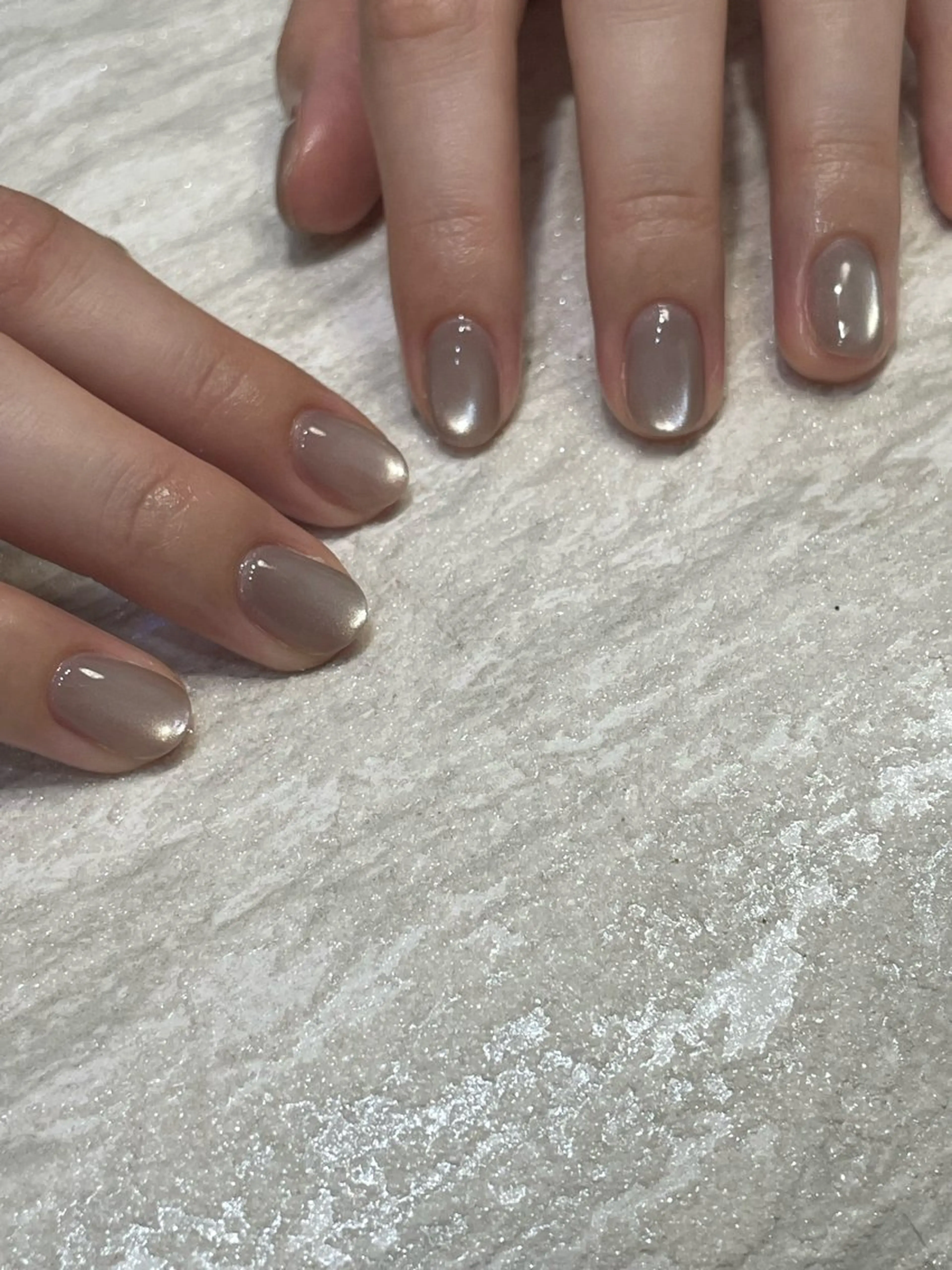 ネイル シルバー ハンドネイル ハンドケア 個性派┊︎吉祥寺 ┊︎SONODAのネイルデザイン