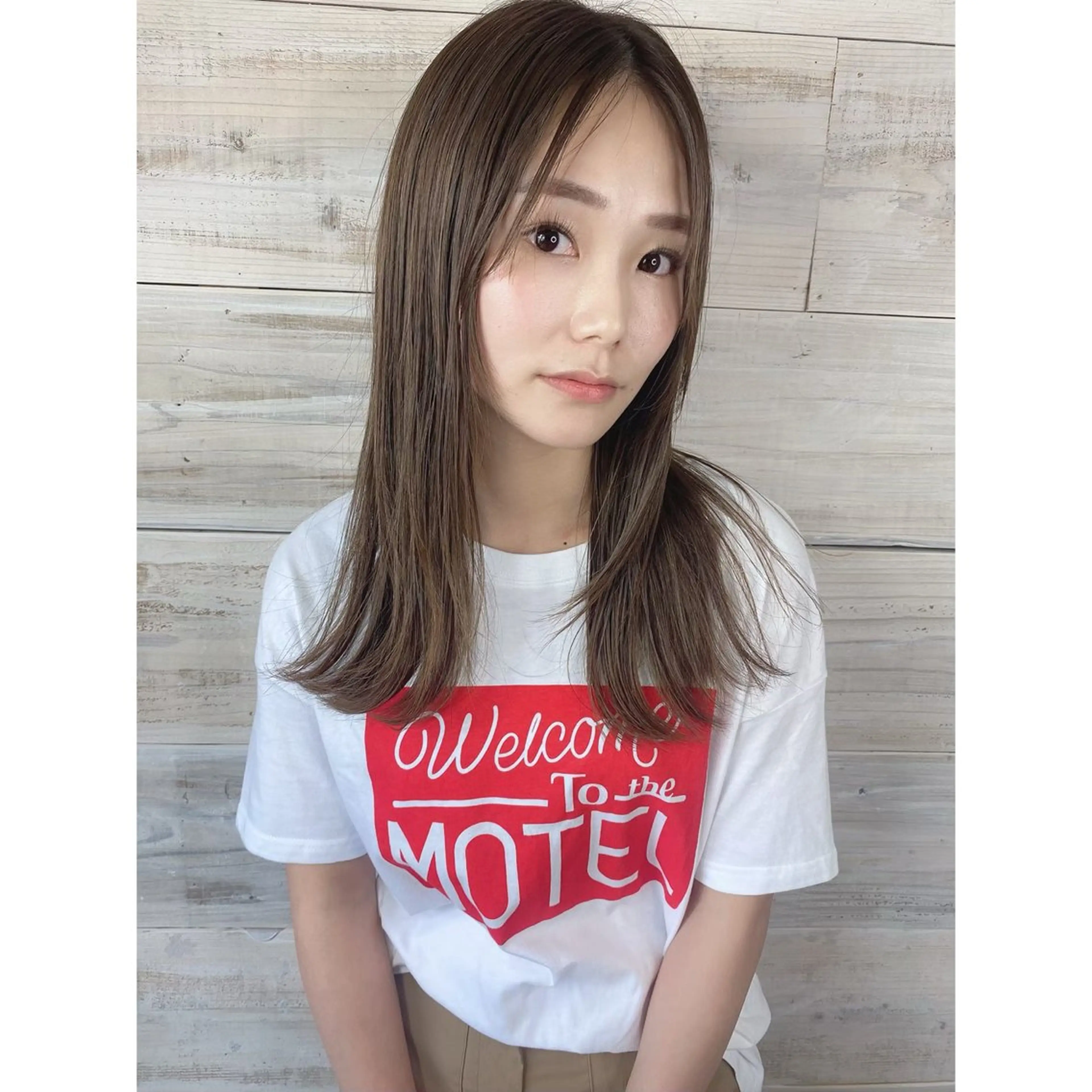 ロング カラー レイヤーカット/ 透明感カラー/白石のヘアスタイル