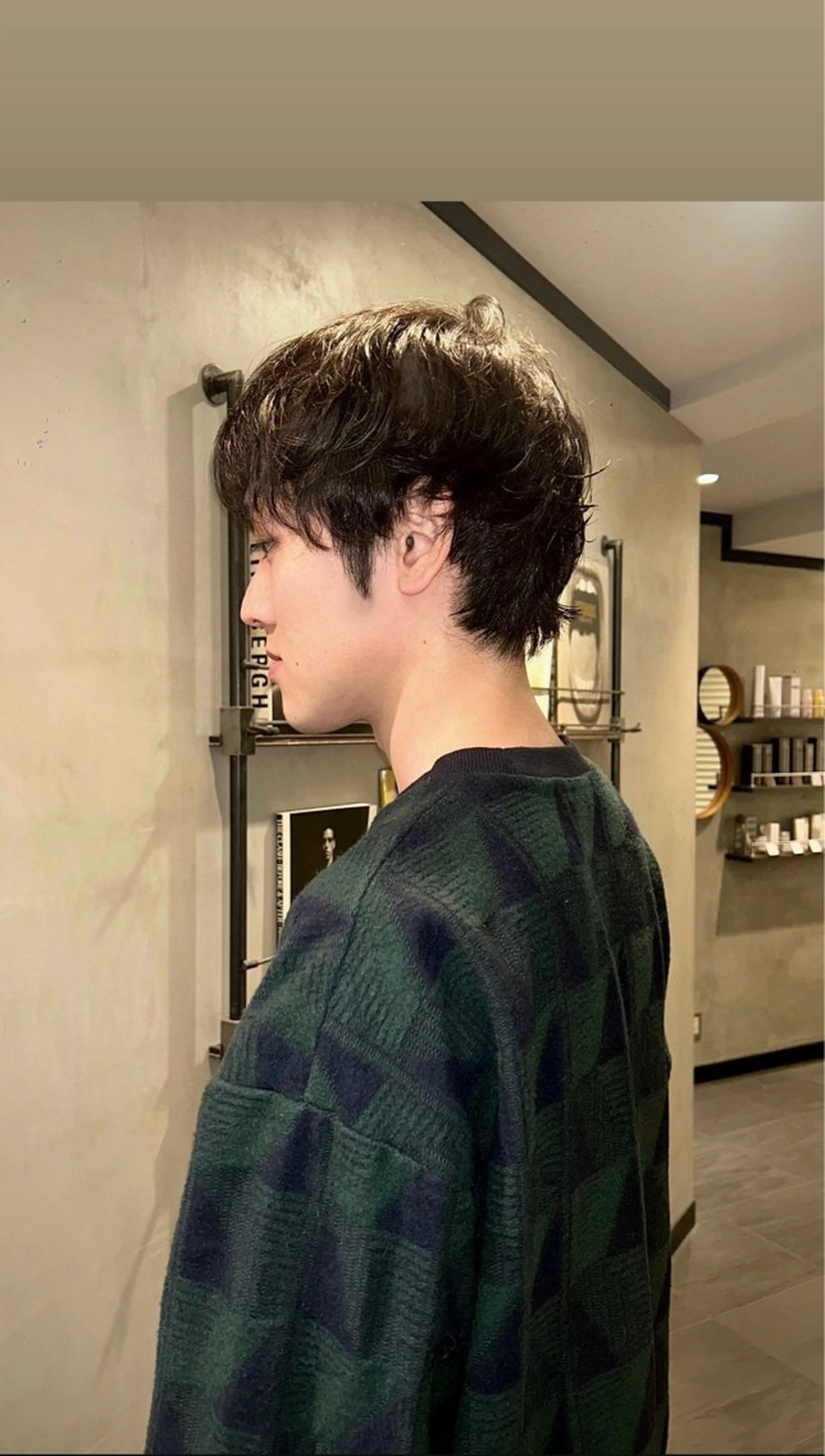 ショート パーマ メンズ カット パーマ タナカ カナ🫧のヘアスタイル