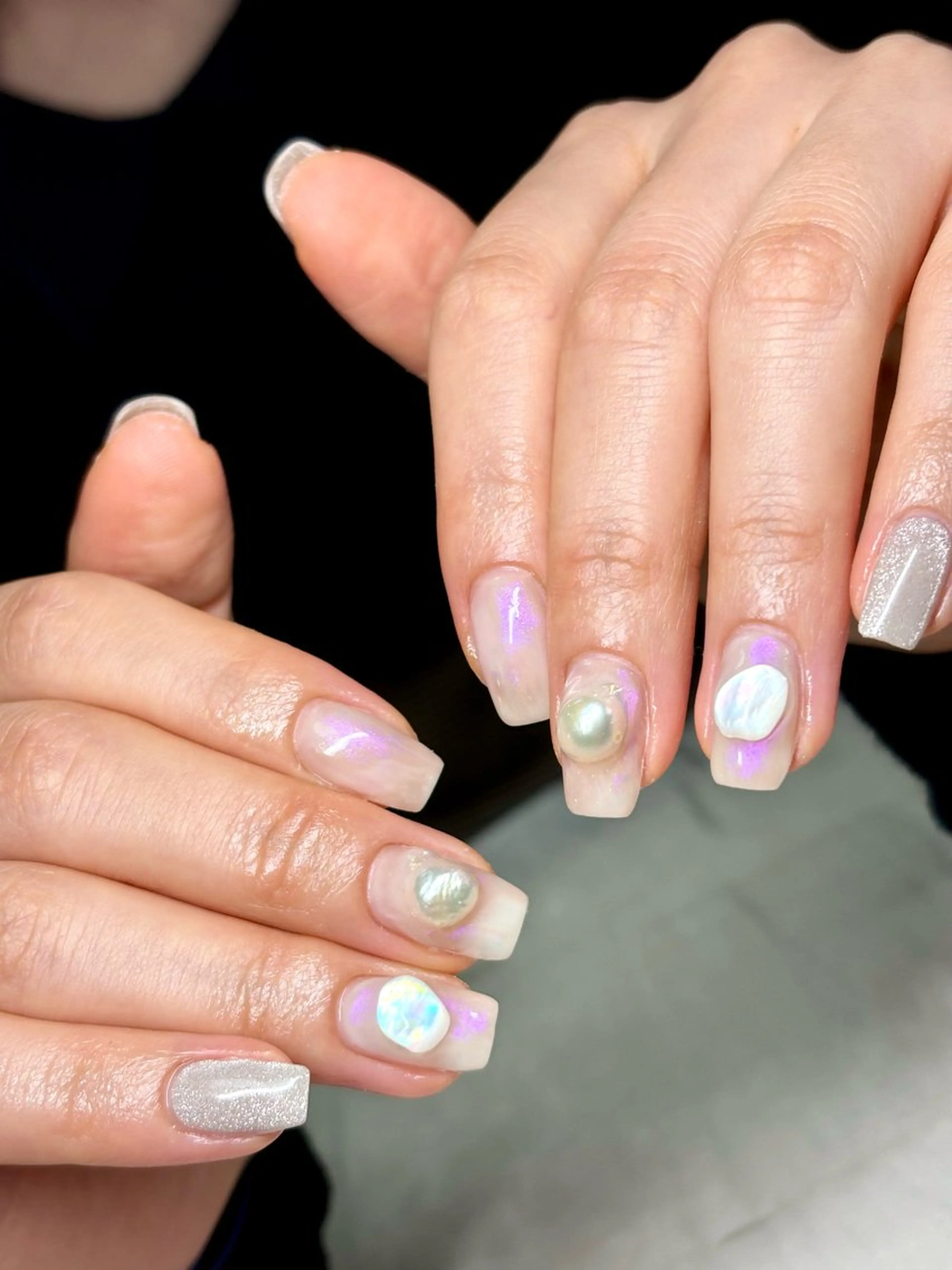 ネイル アートネイル ニュアンスネイル ハンドネイル ハンドケア ETE LUNA NAILのネイルデザイン