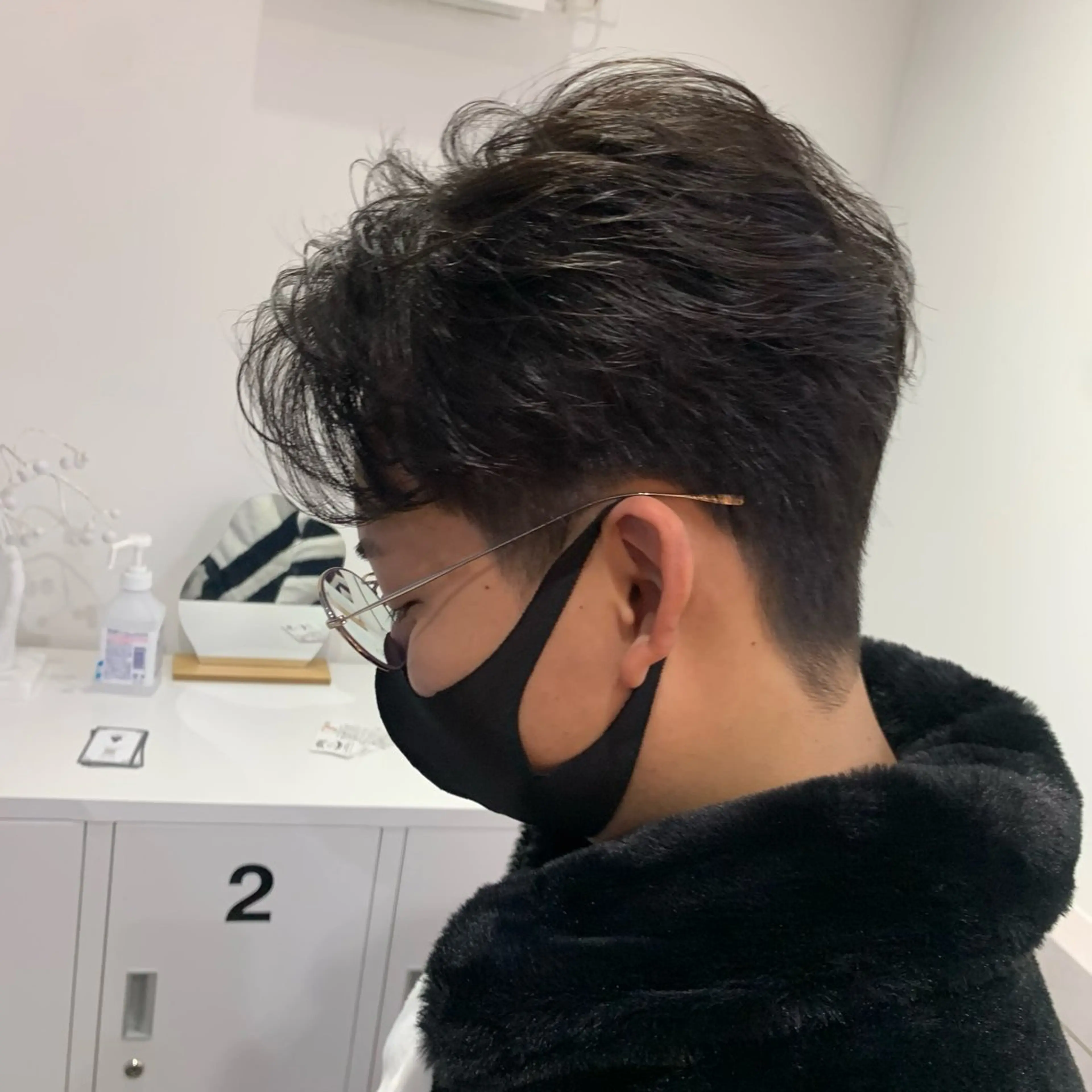 パーマ メンズ ダウンパーマ メンズパーマ 濱口 健慎のヘアスタイル