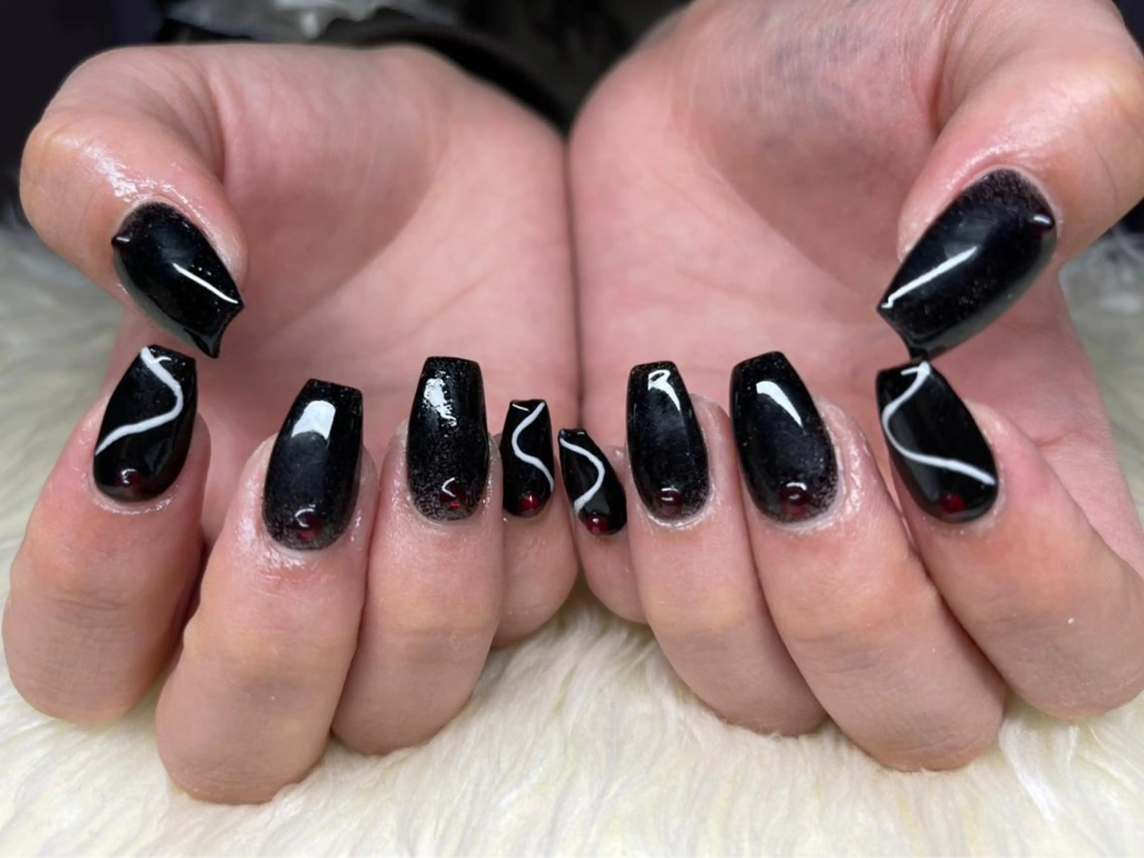 ネイル 長さ出し ジェルネイル 韓国ネイル マグネットネイル 持ち込み ハンドネイル Nail&eye Belire 新宿のネイルデザイン