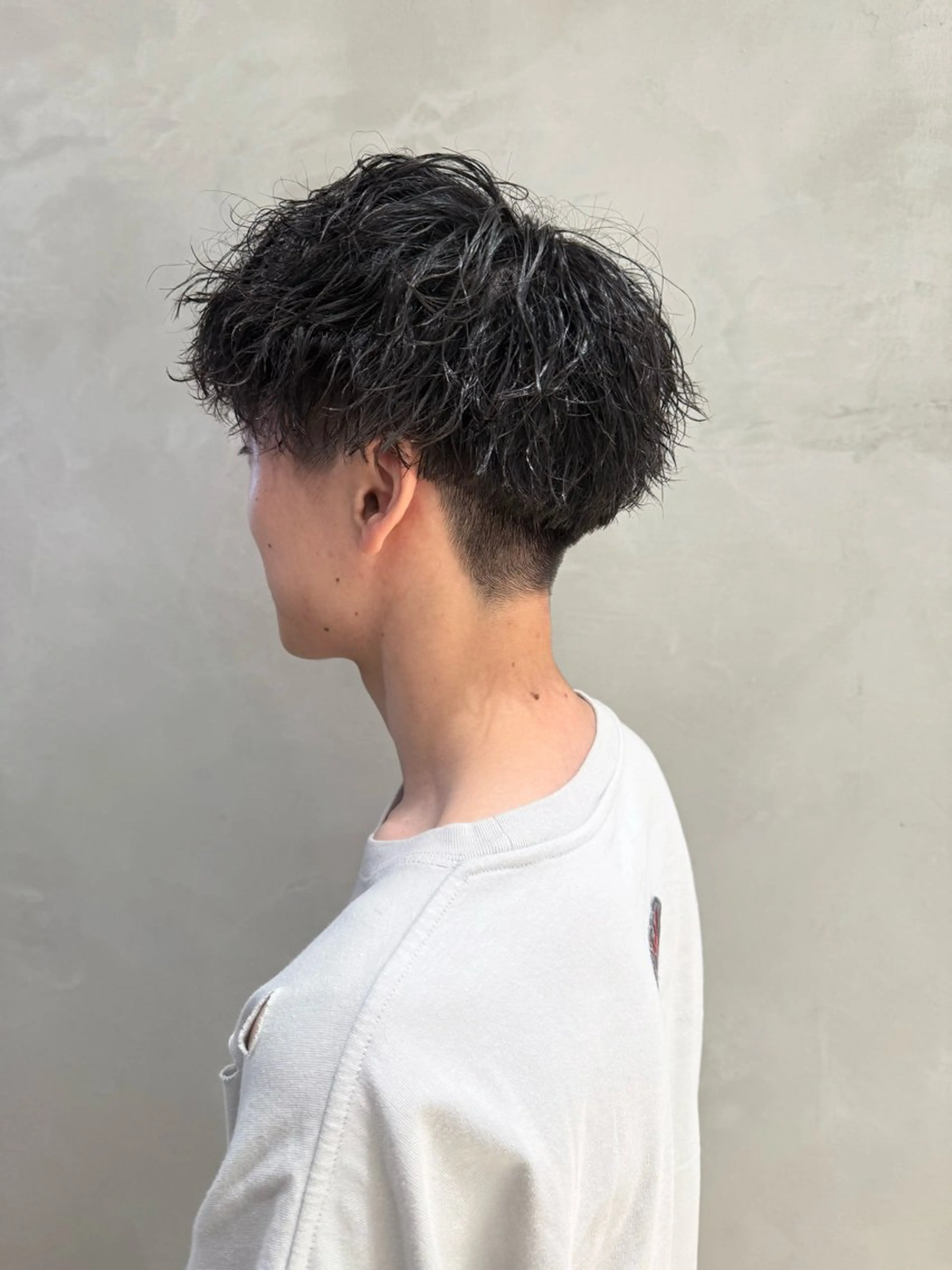 メンズ カット パーマ 國井 誠のヘアスタイル