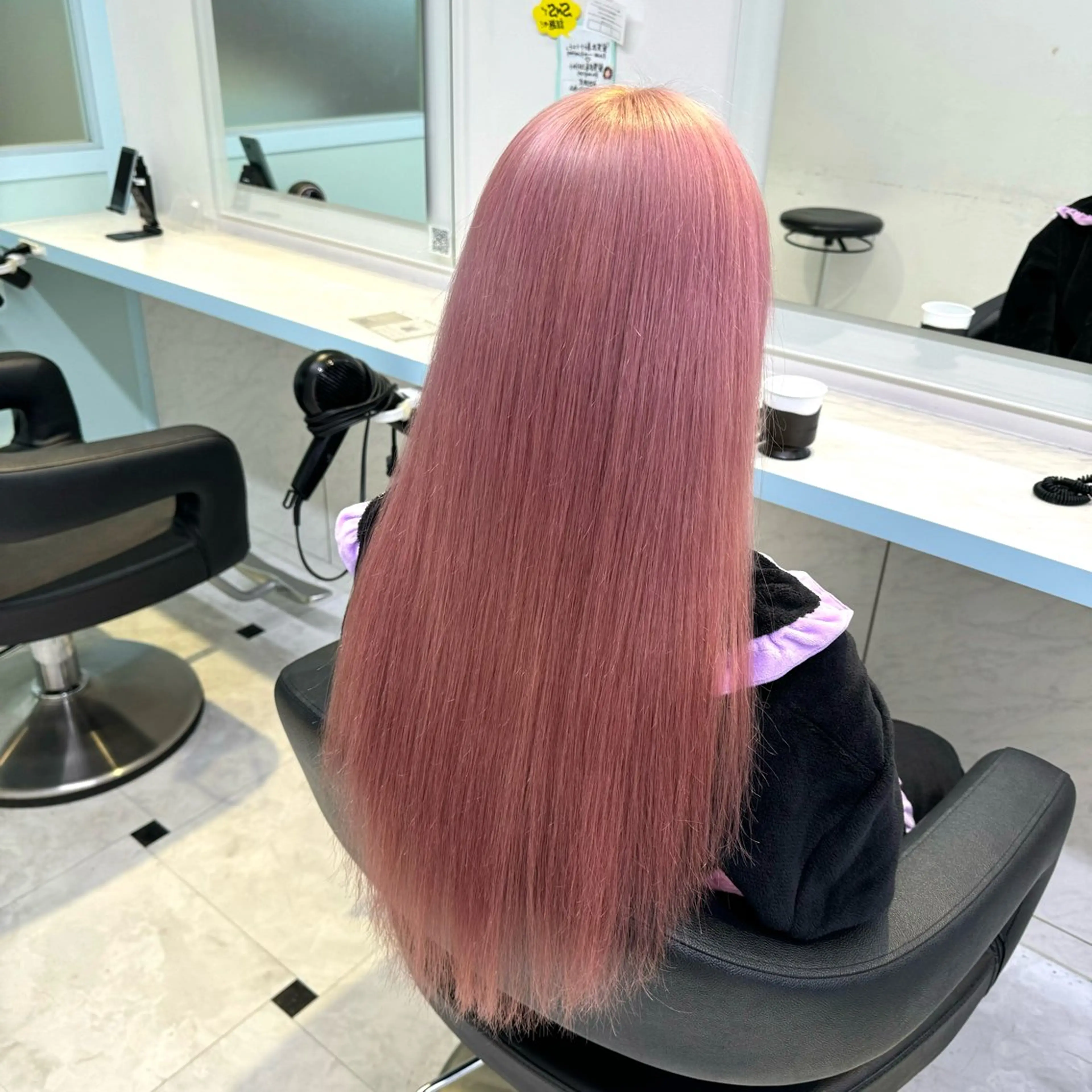 ロング カラー ヘアカラー トリートメント ヘッドスパ ヘアセット 暖色🩷透明感カラー ♡Maika♡のヘアスタイル