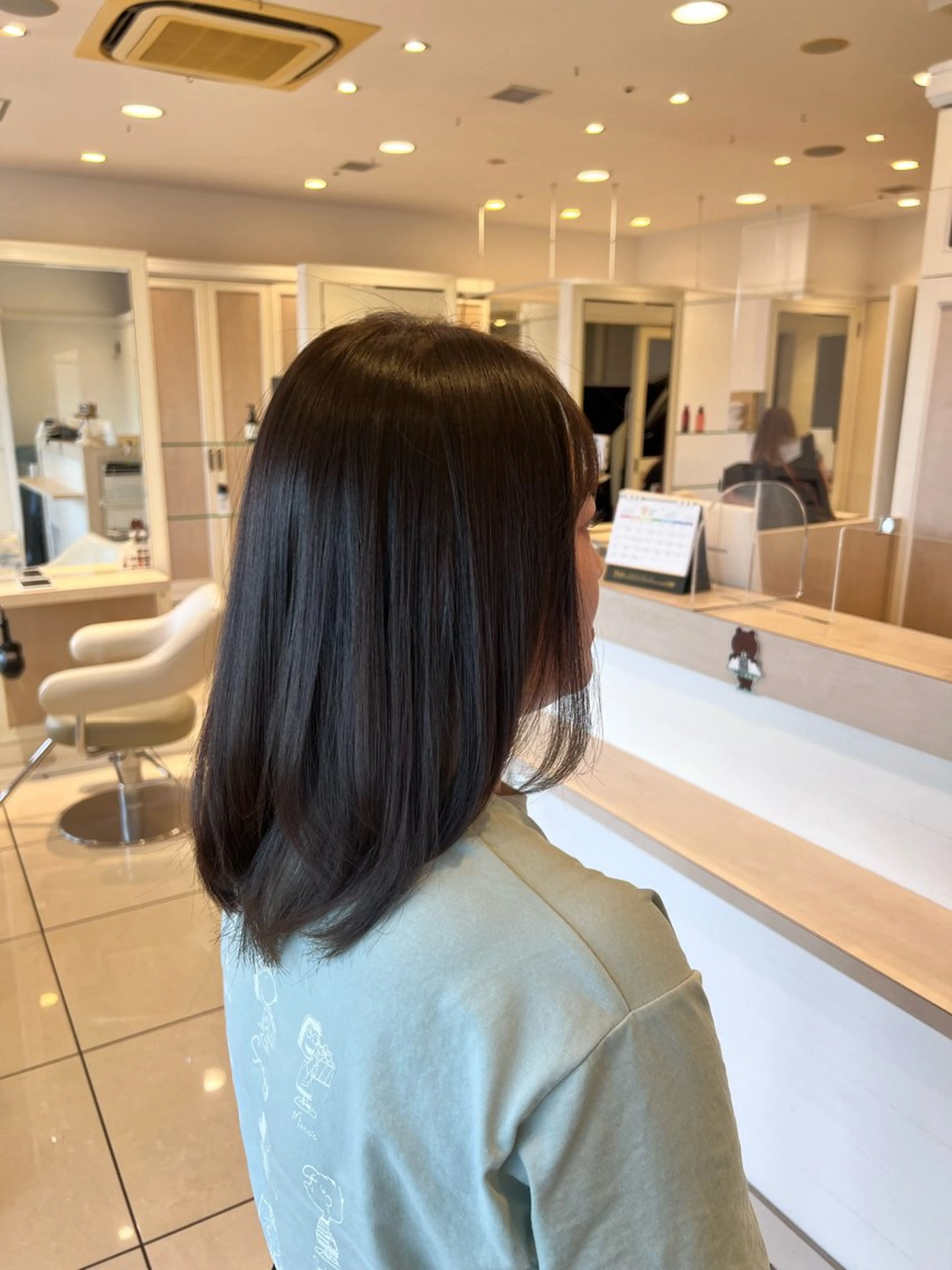 ミディアム カット トリートメント 金子 直樹のヘアスタイル