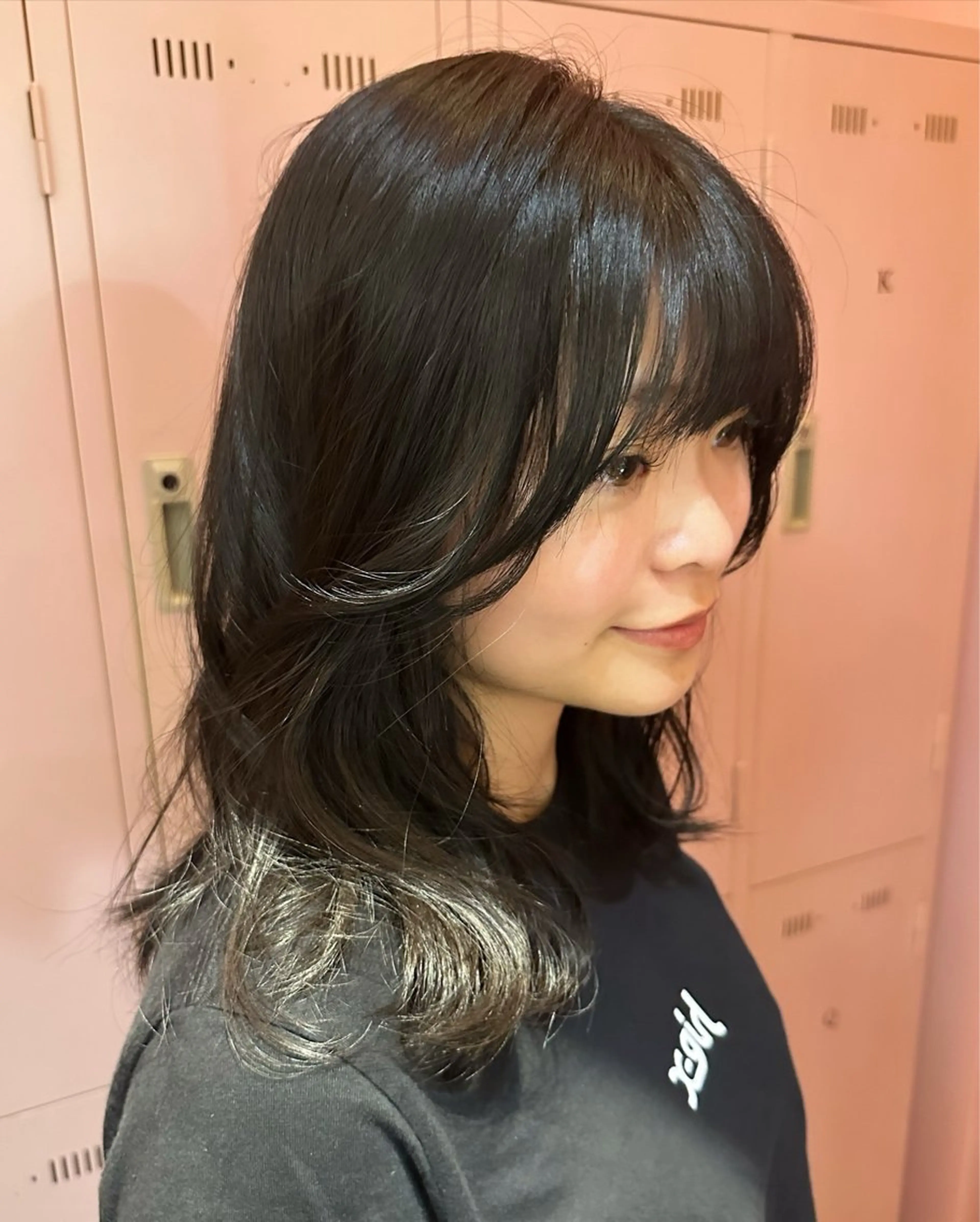 セミロング カラー echelle🦋 【似合わせ】さくらのヘアスタイル