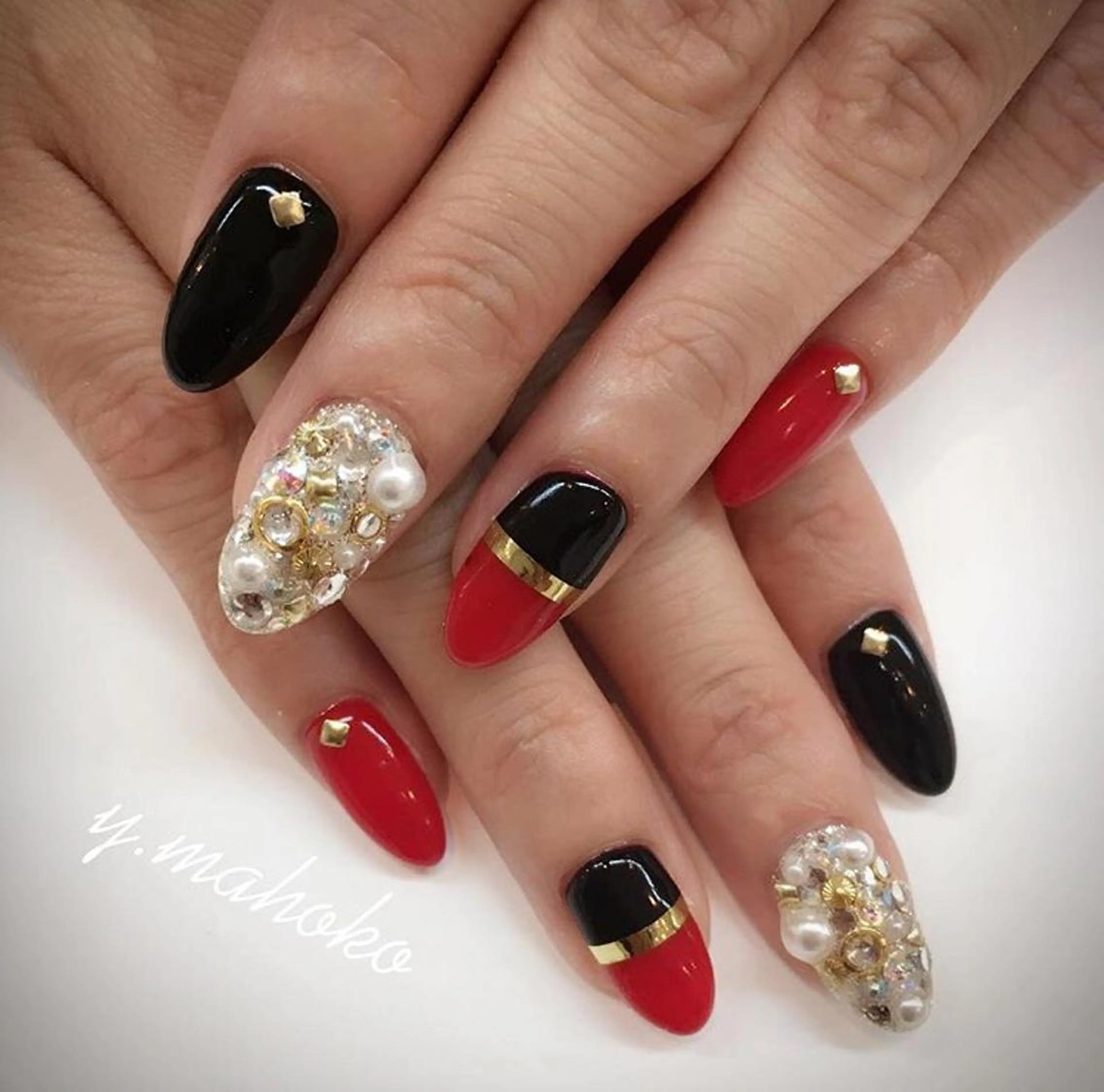 ネイル She nail studio 原宿所属・パラジェル有/ スカルプ/mahoのネイルデザイン