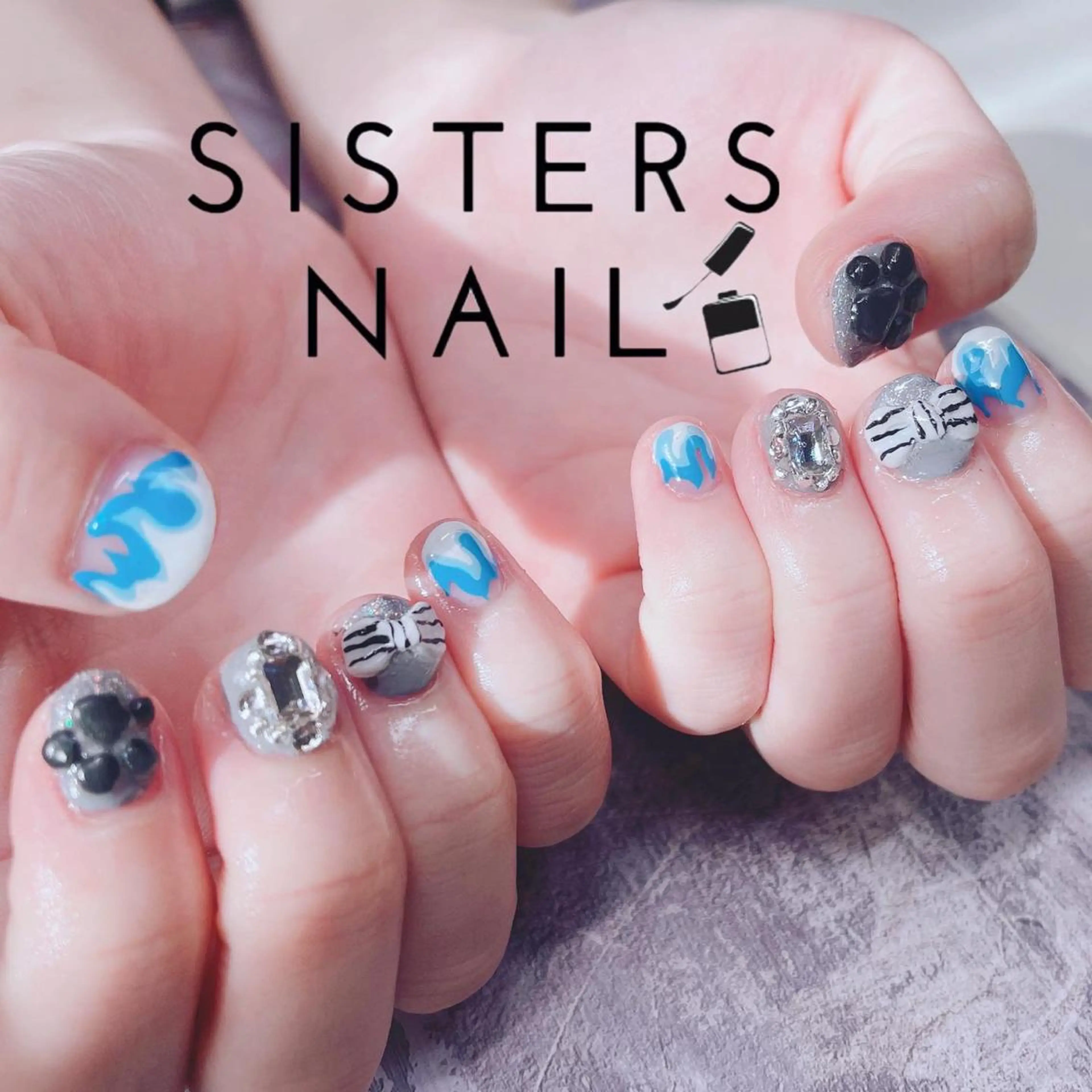 ネイル アートネイル 冬ネイル ハンドネイル ハンドケア sisters nail.fのネイルデザイン