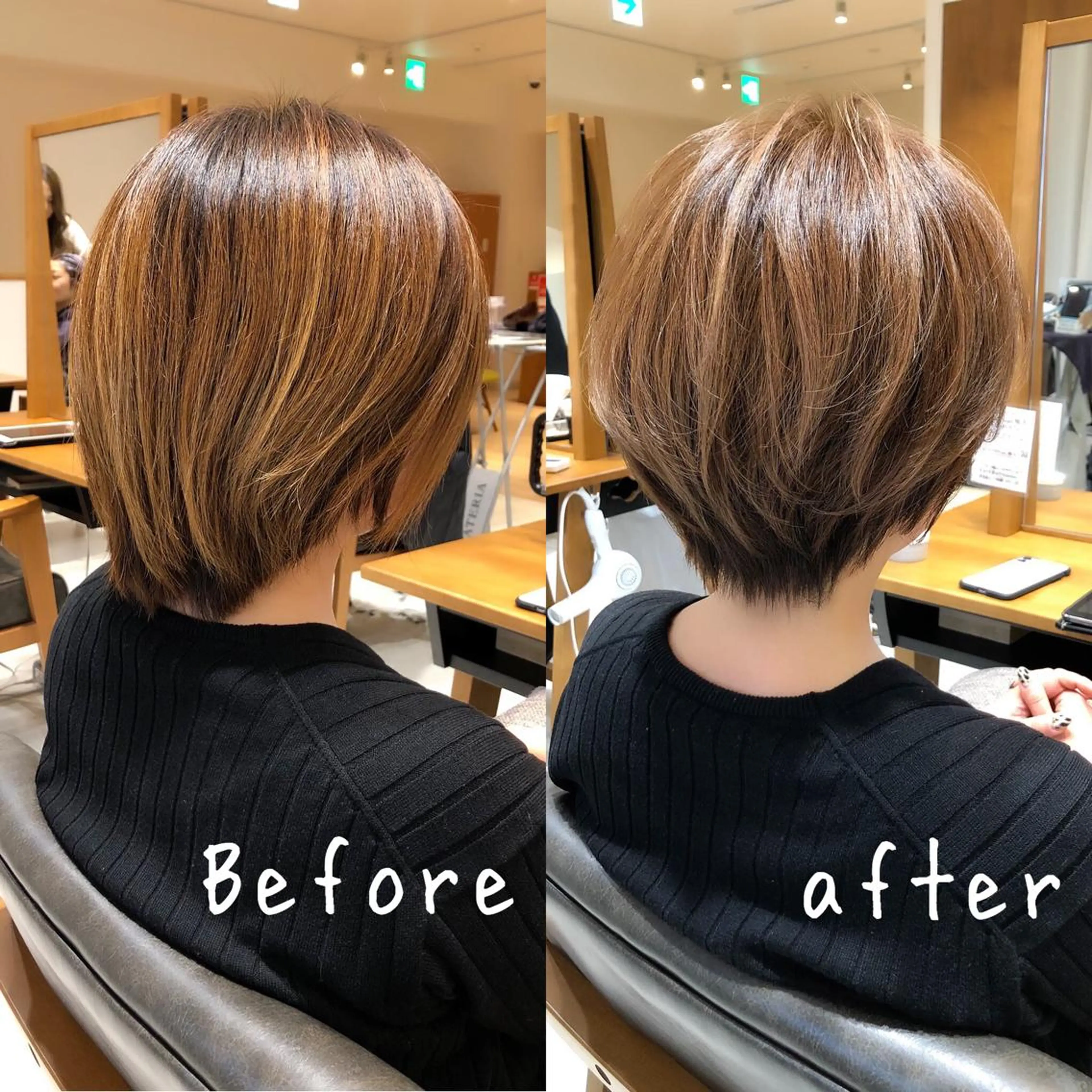 ショート カラー カット ヘアカラー トリートメント 高橋 昭雄のヘアスタイル