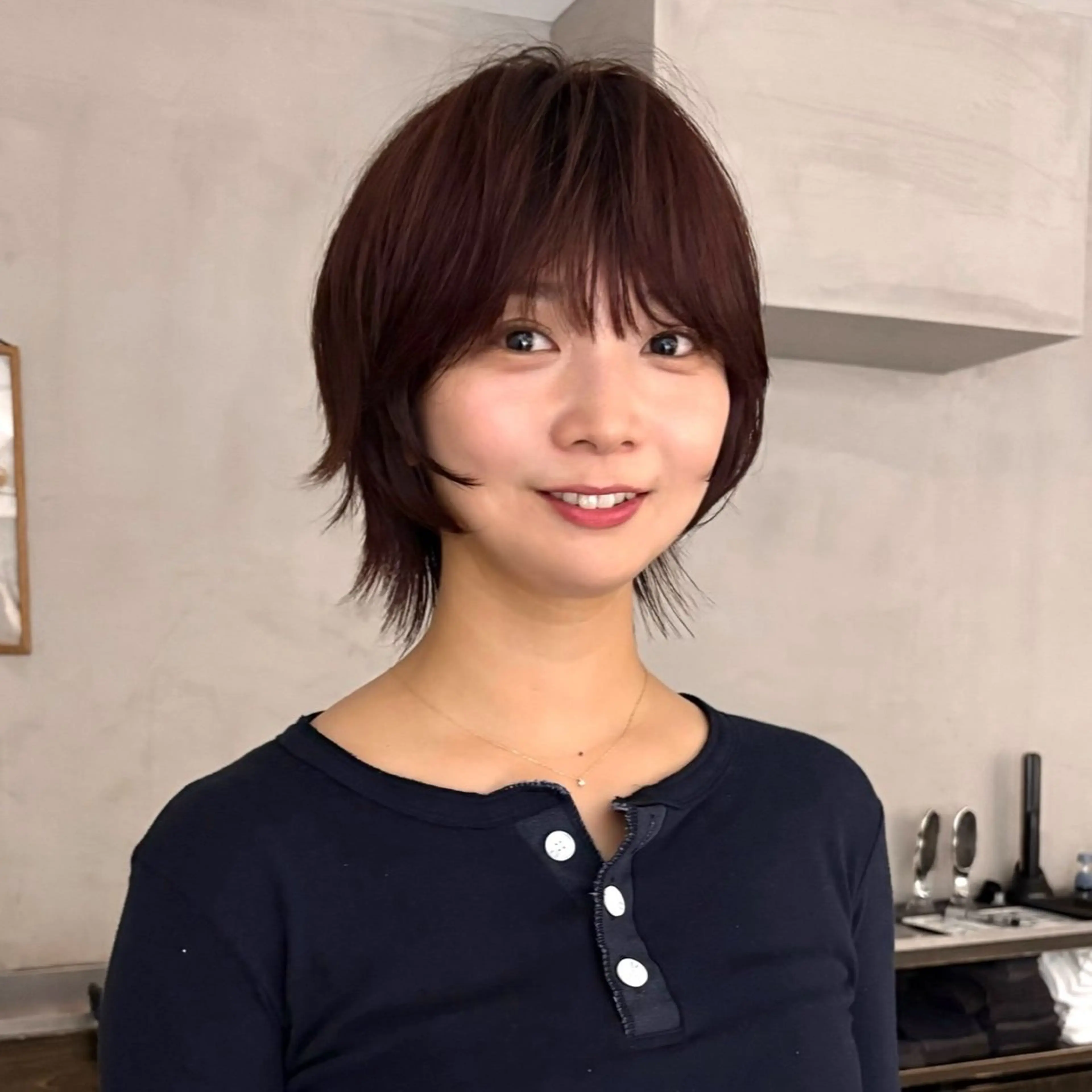 セミロング カラー カット ヘアカラー 銀座/髪質改善カラー /ボブ/本田 聖のヘアスタイル