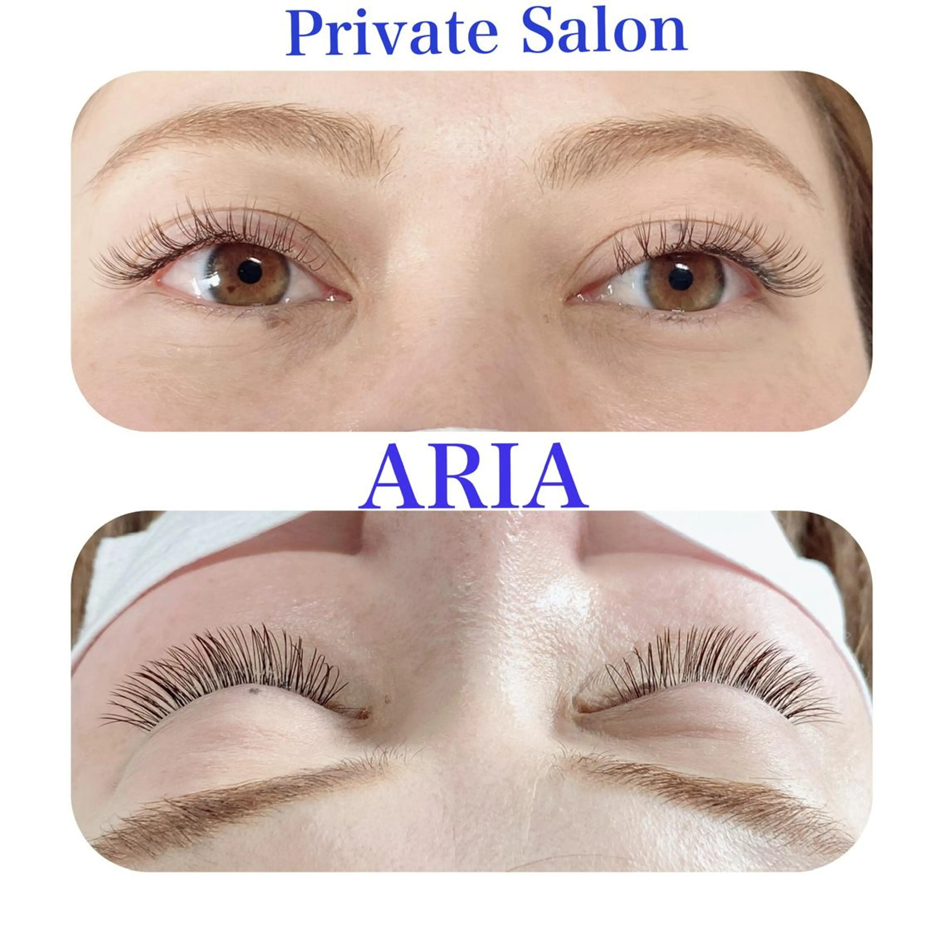 マツエク・マツパ カラーマツエク フラットラッシュ マツエク ARIAプライベート サロン五反田のマツエク・マツパデザイン