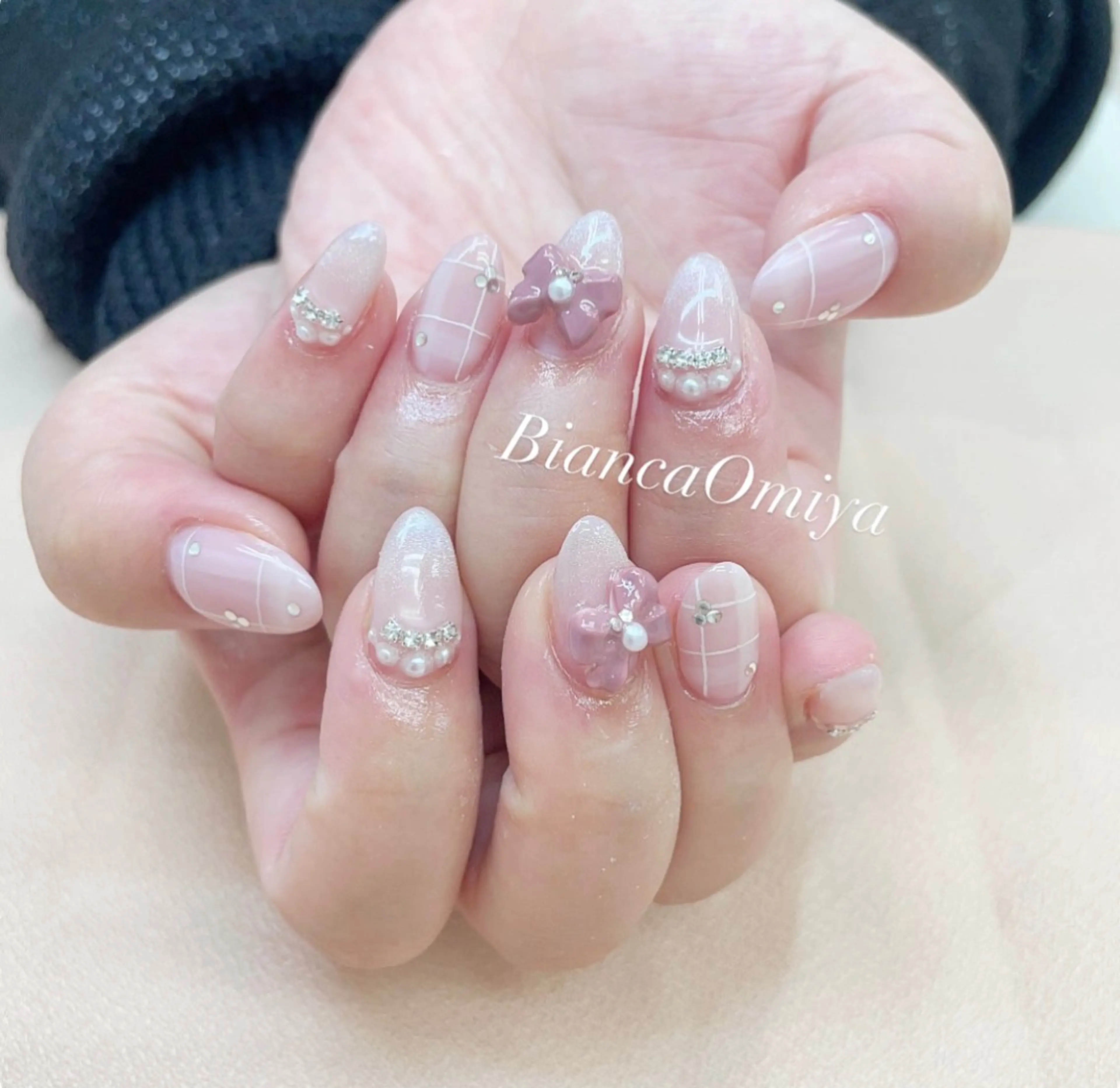 ネイル ハンドネイル 🫧Bianca 北浦和🫧野原のネイルデザイン